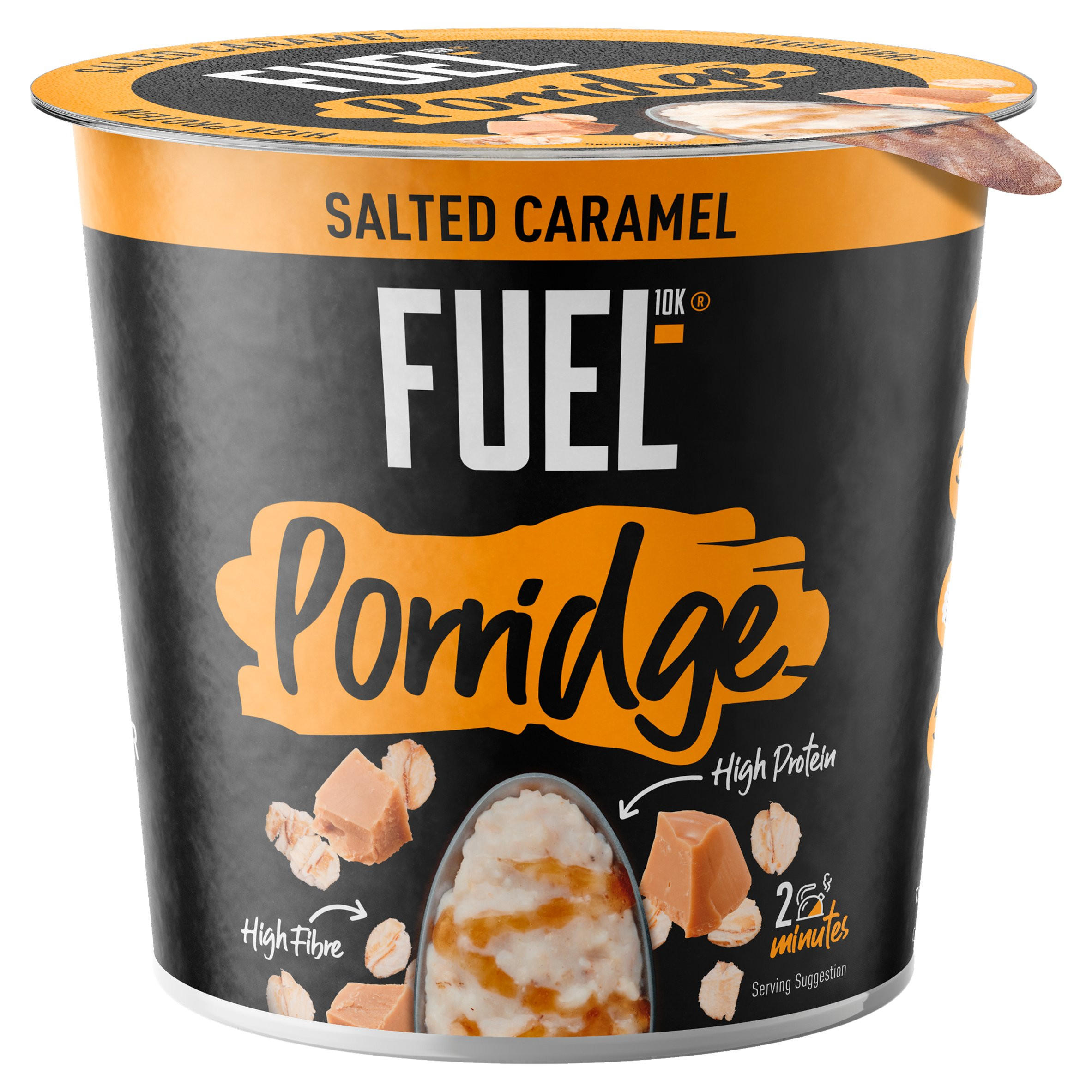 Fuel10k High Protein Salted Caramel Porridge Pot 70g Oats And Porridge Iceland Foods