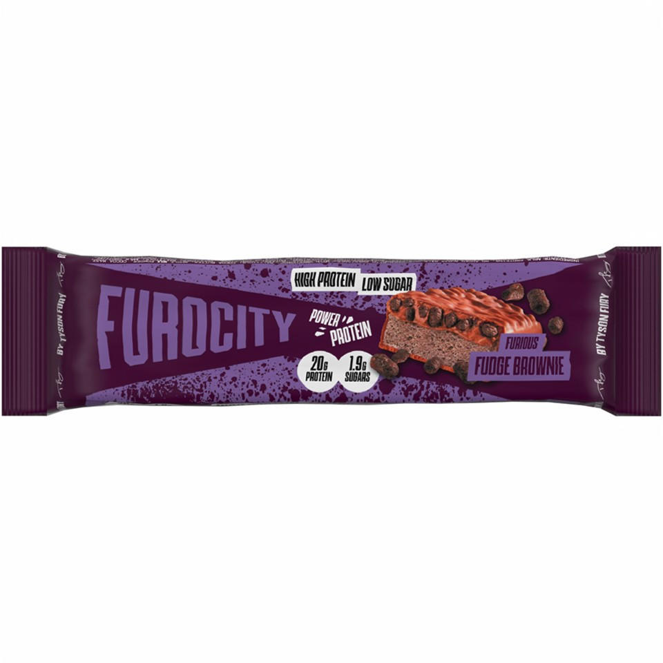 Furocity by Tyson Fury Chocolate Fudge Brownie Power Protein 60g, folic acid free