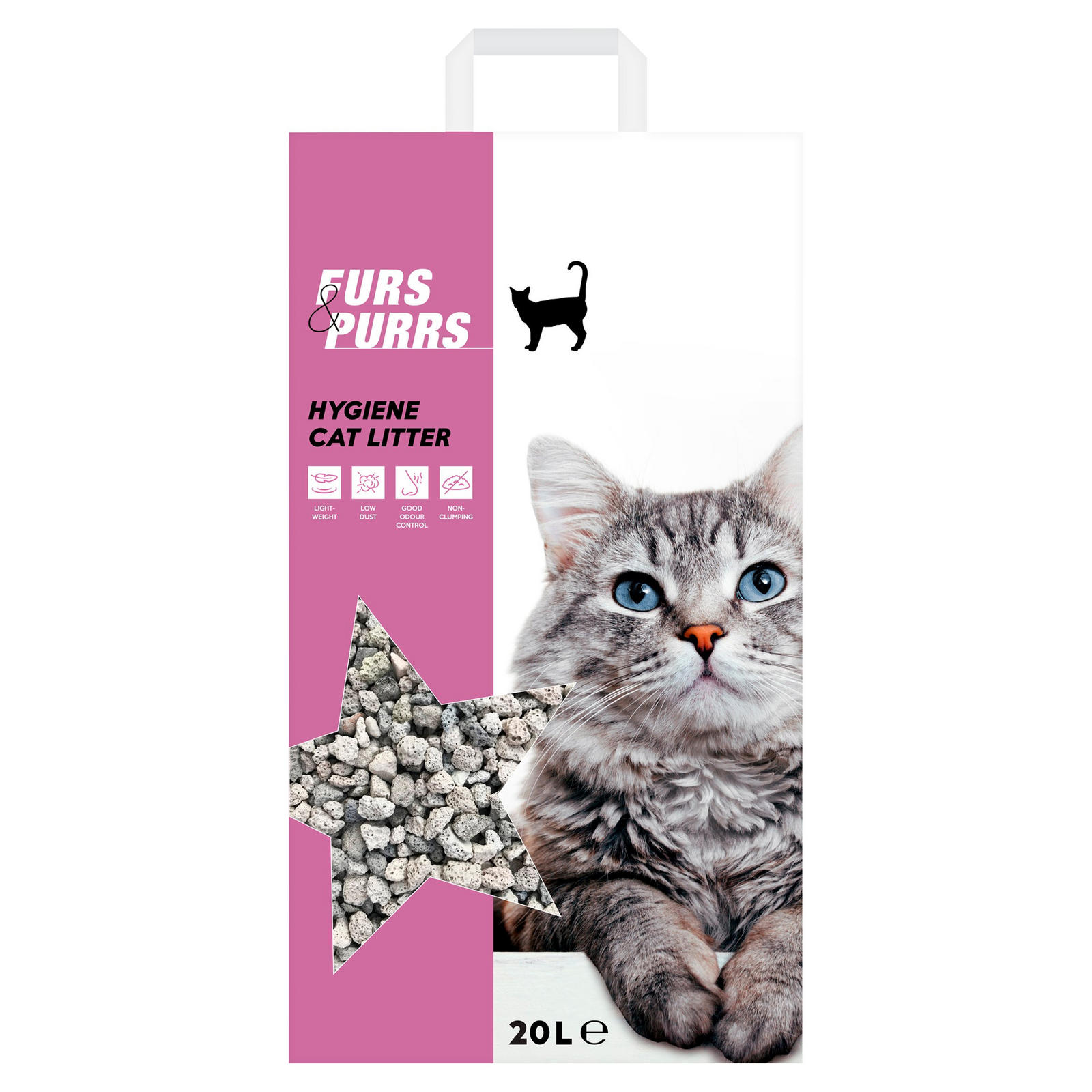 Furs Purrs Hygiene Cat Litter 20l Pet Food Iceland Foods