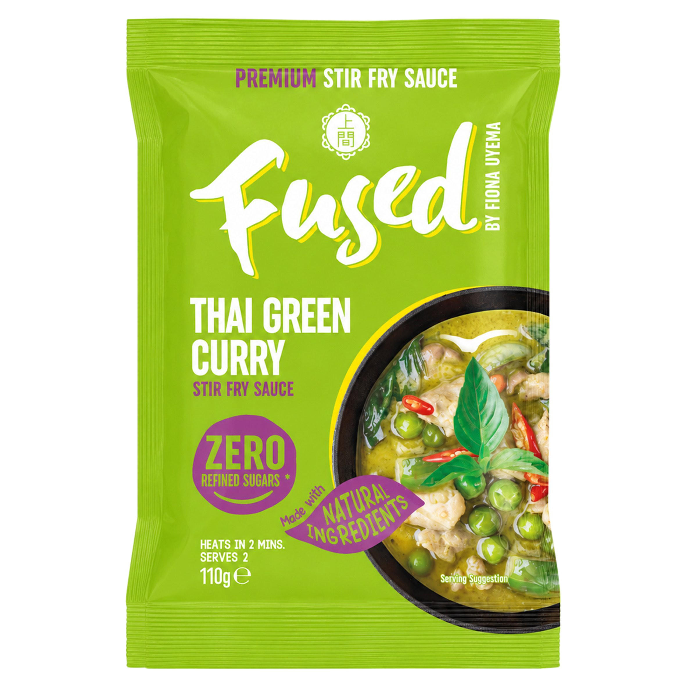 Fused by Fiona Uyema Thai Green Curry Stir Fry Sauce 110g, folic acid free