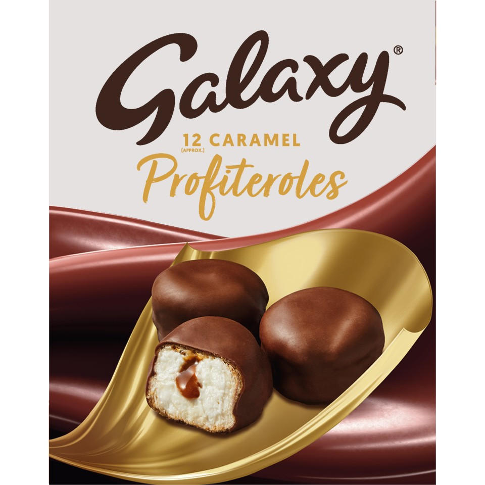 Galaxy Caramel Profiteroles 222g, Pastry