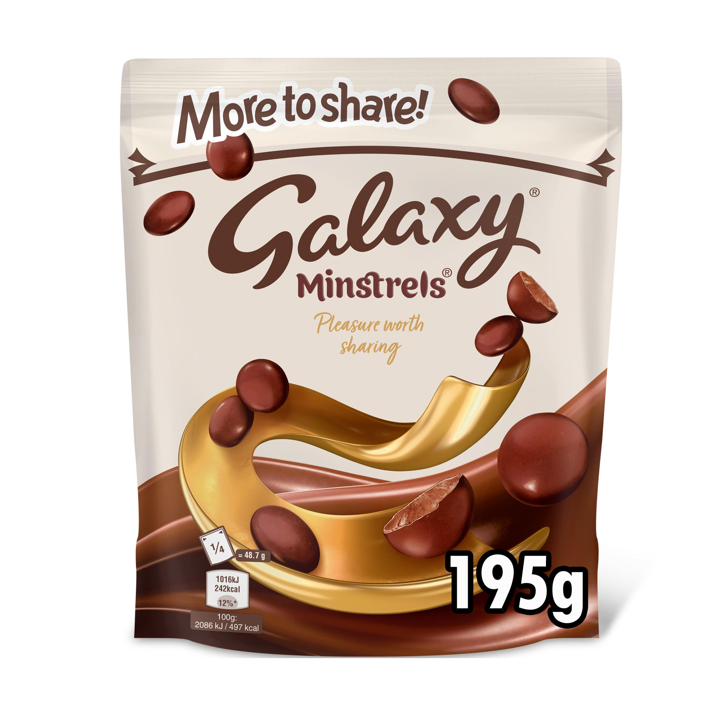 Galaxy Minstrels Milk Chocolate Buttons Bag