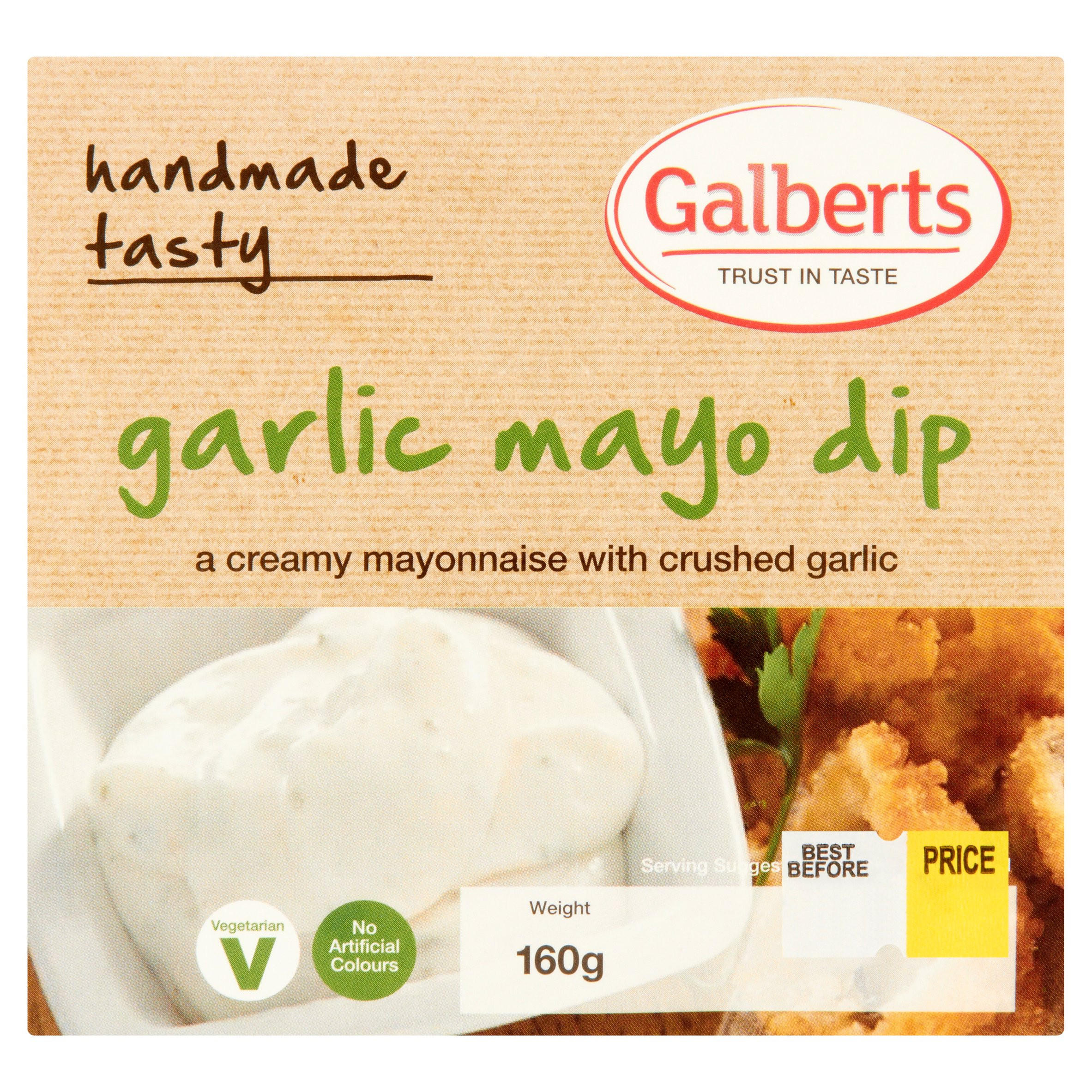 Galberts Garlic Mayo Dip 160g Dips Iceland Foods