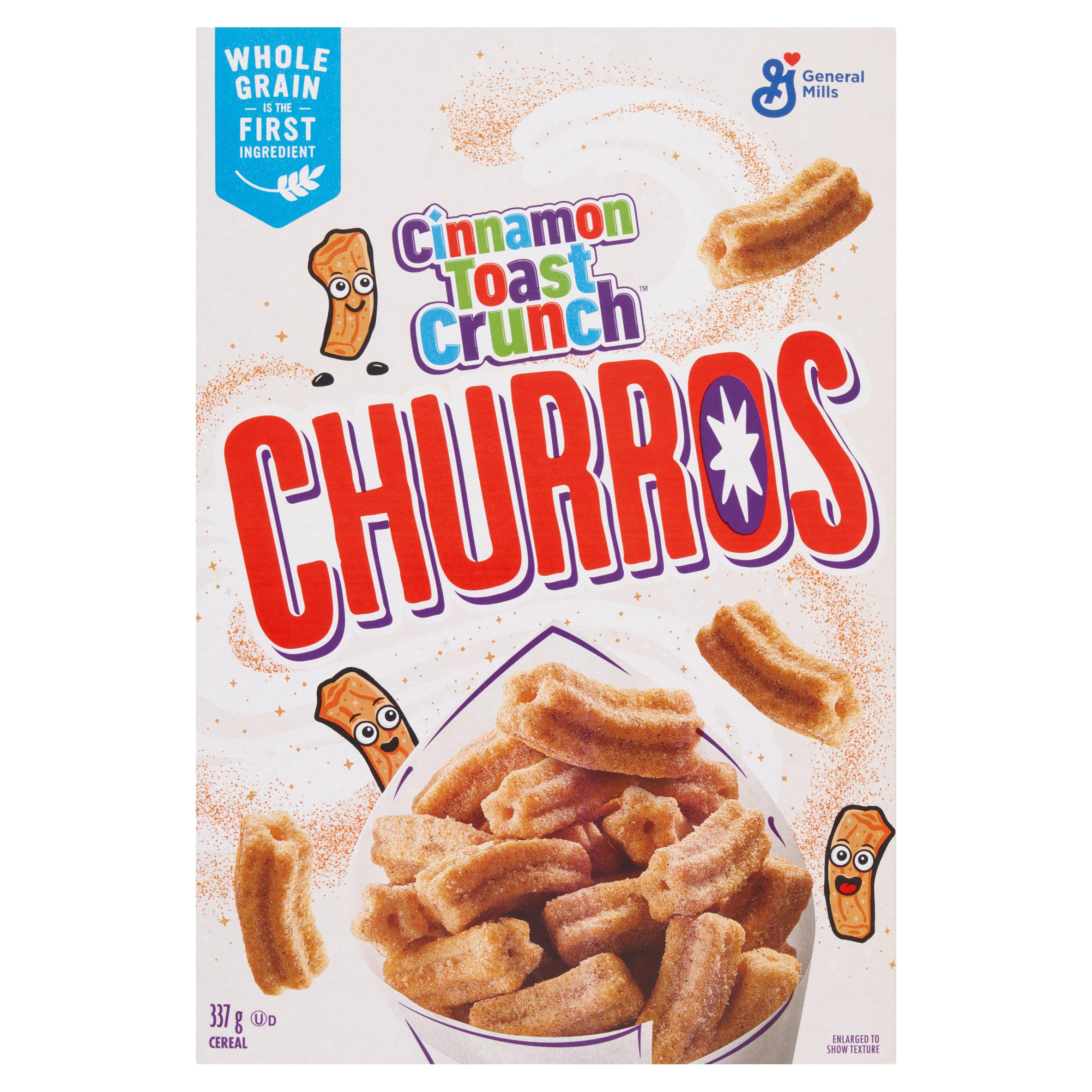 General Mills Churros Cinnamon Toast Crunch Cereal 337g Cereal