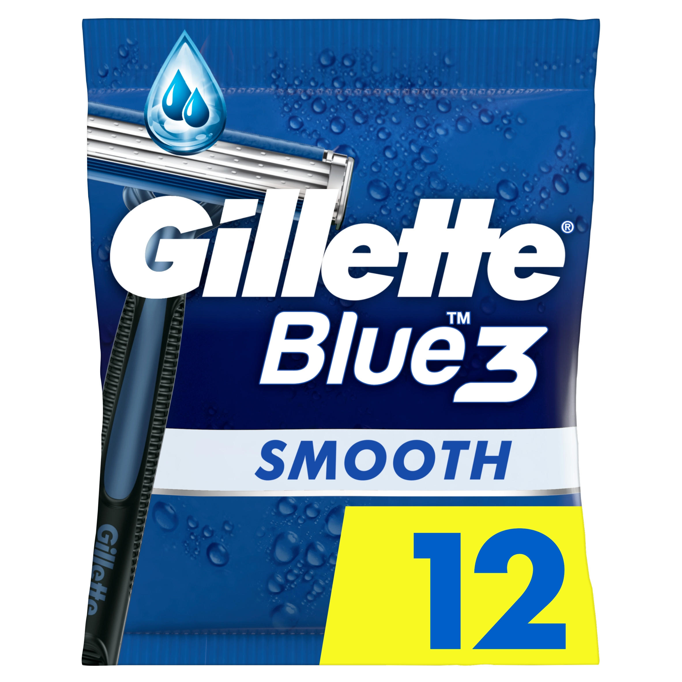 Gillette Blue3 Disposable Razors x12 Mens Toiletries Iceland Foods