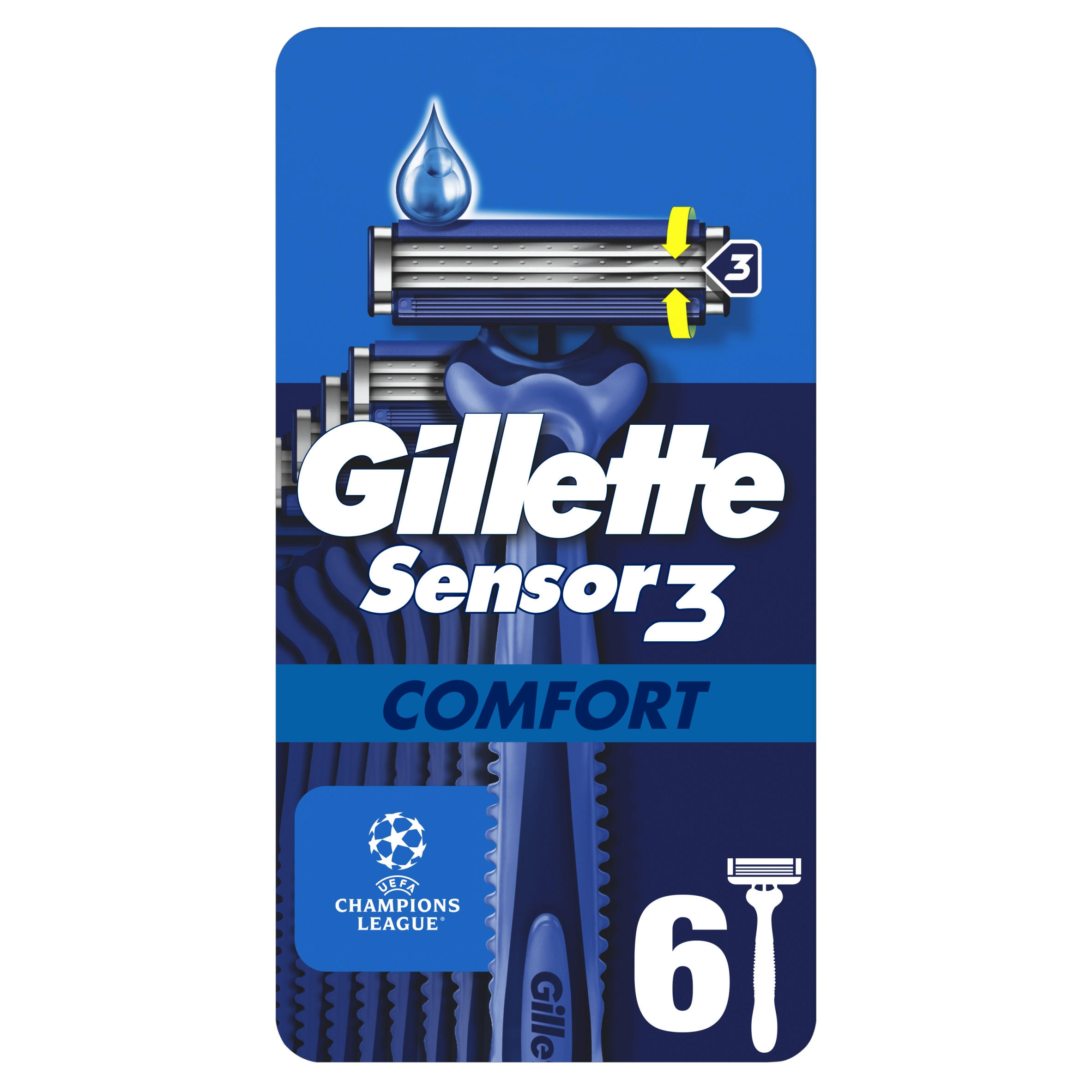 Gillette Sensor 3 Comfort Disposable Razors