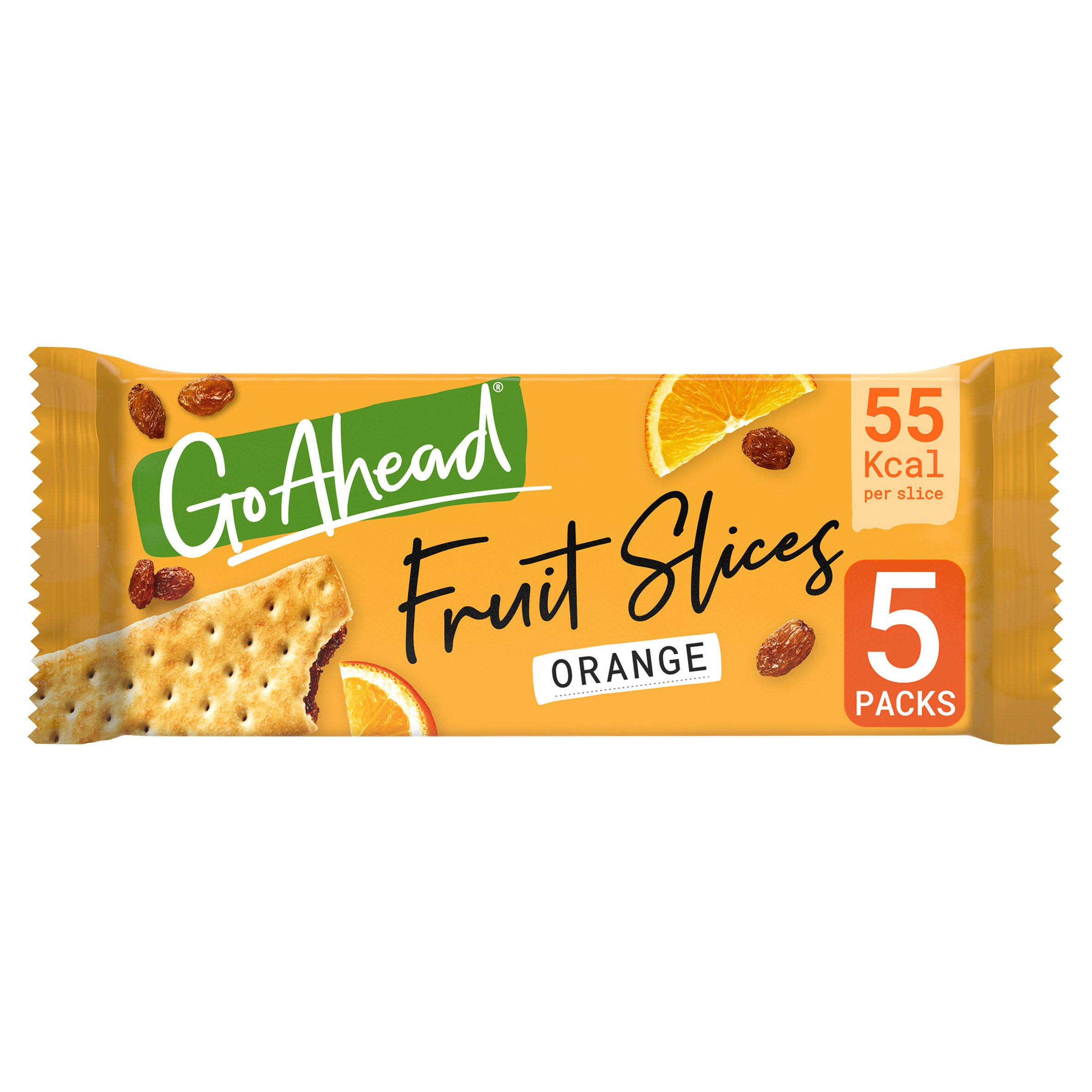 Go Ahead Fruit Slices Orange 218g | Multipack Biscuits | Iceland Foods