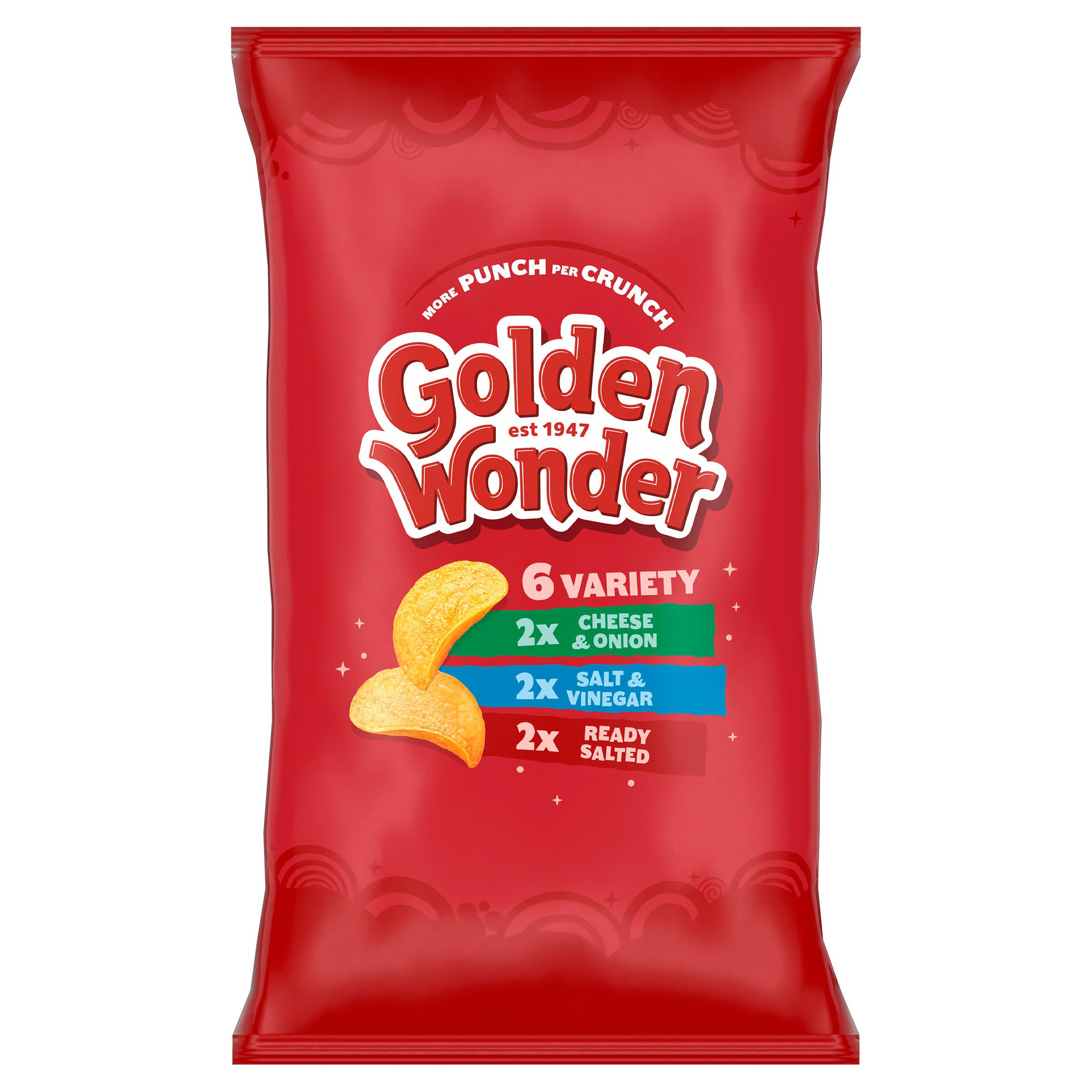 Golden Wonder 6 x 25g, folic acid free