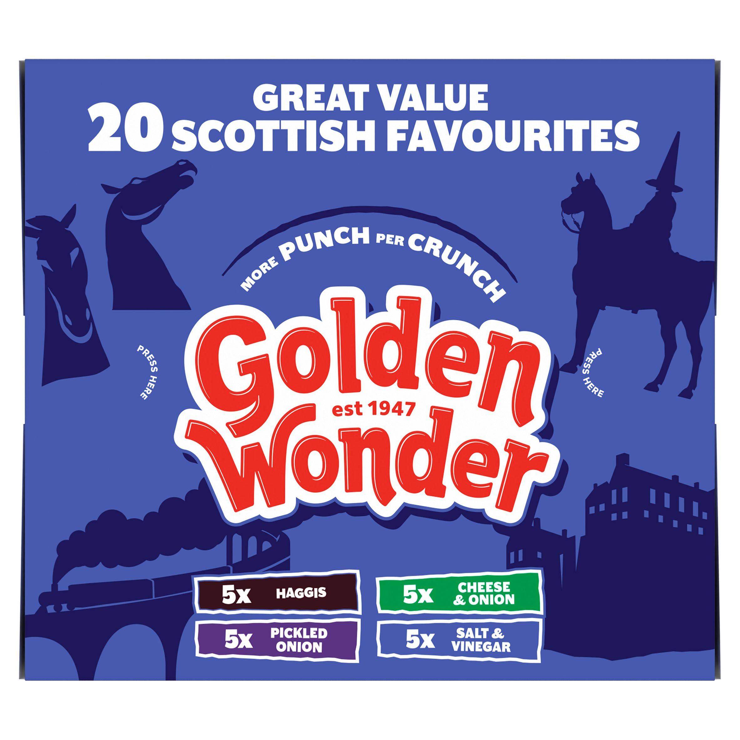 Golden Wonder Meaty Crisps Multipack