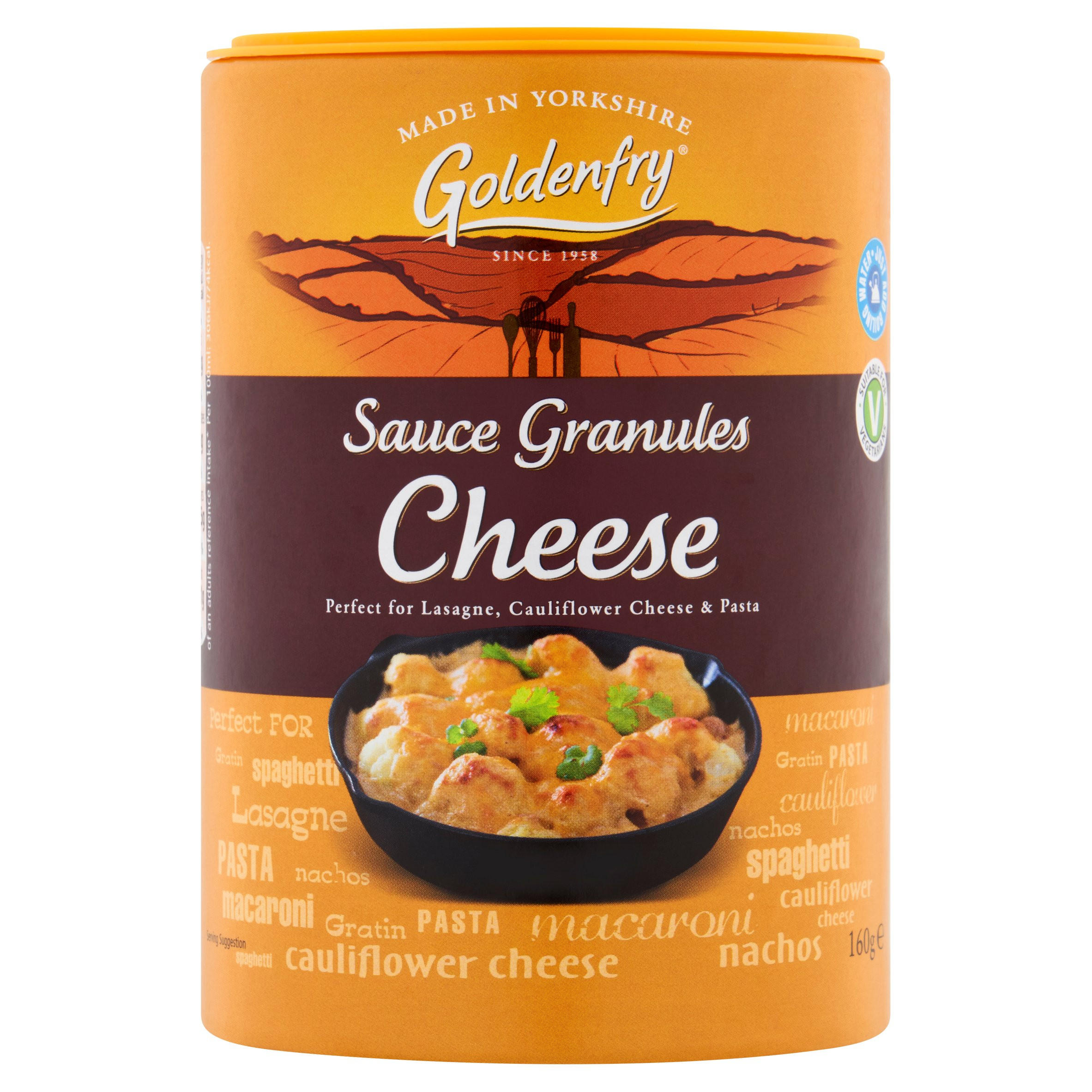 Goldenfry Sauce Granules Cheese 160g Gravy, Stock Cubes & Stuffing