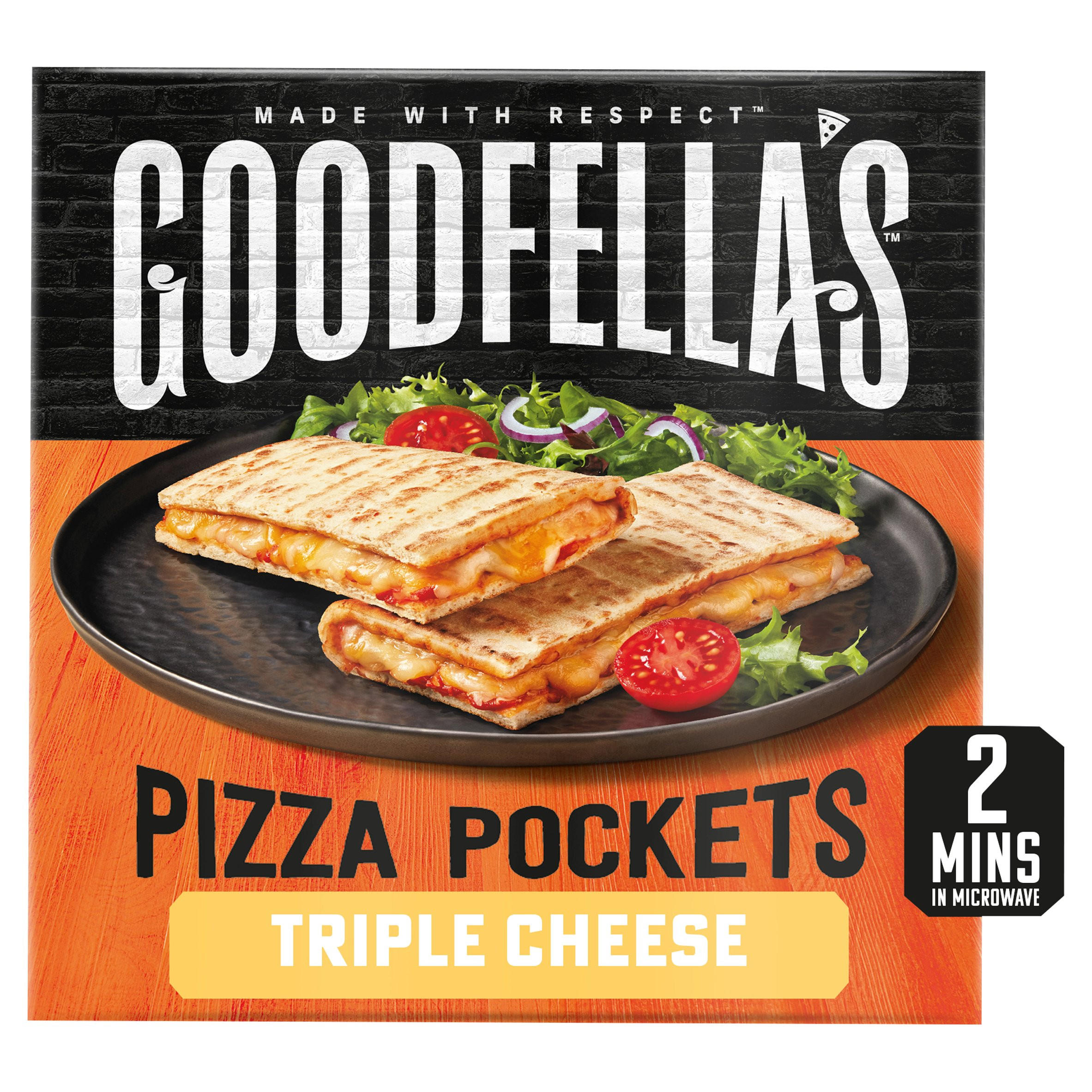 Goodfella's 2 Pizza Pockets Triple Cheese 250g