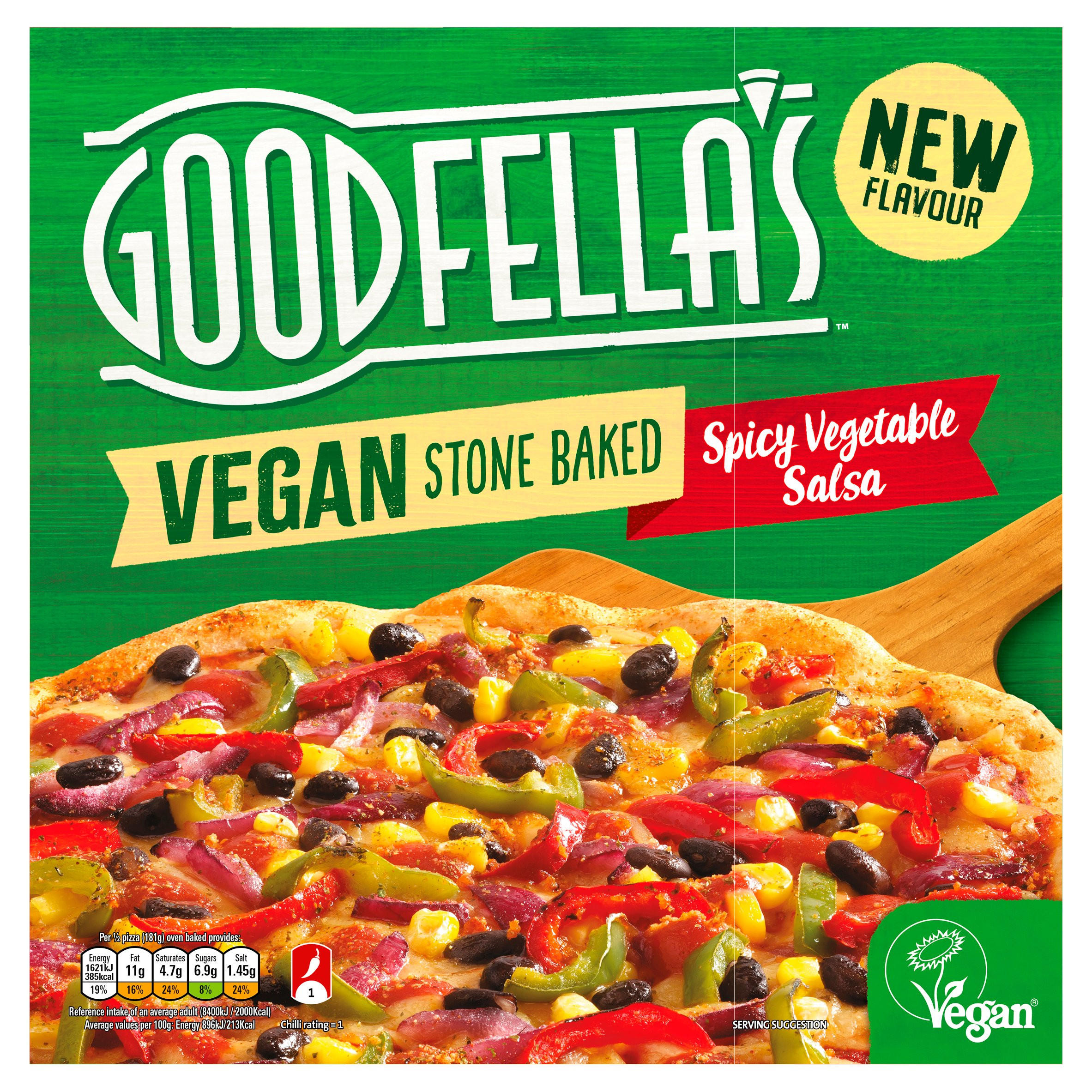 Goodfella's Vegan Stone Baked Spicy Vegetable Salsa 375g