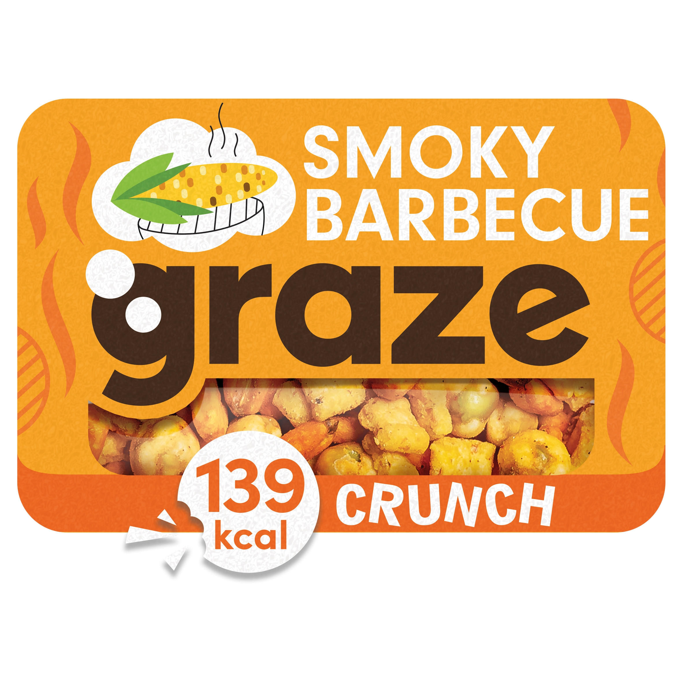 Graze Crunch Snack Mix Smoky Barbecue Crunch 31g Dried Fruit