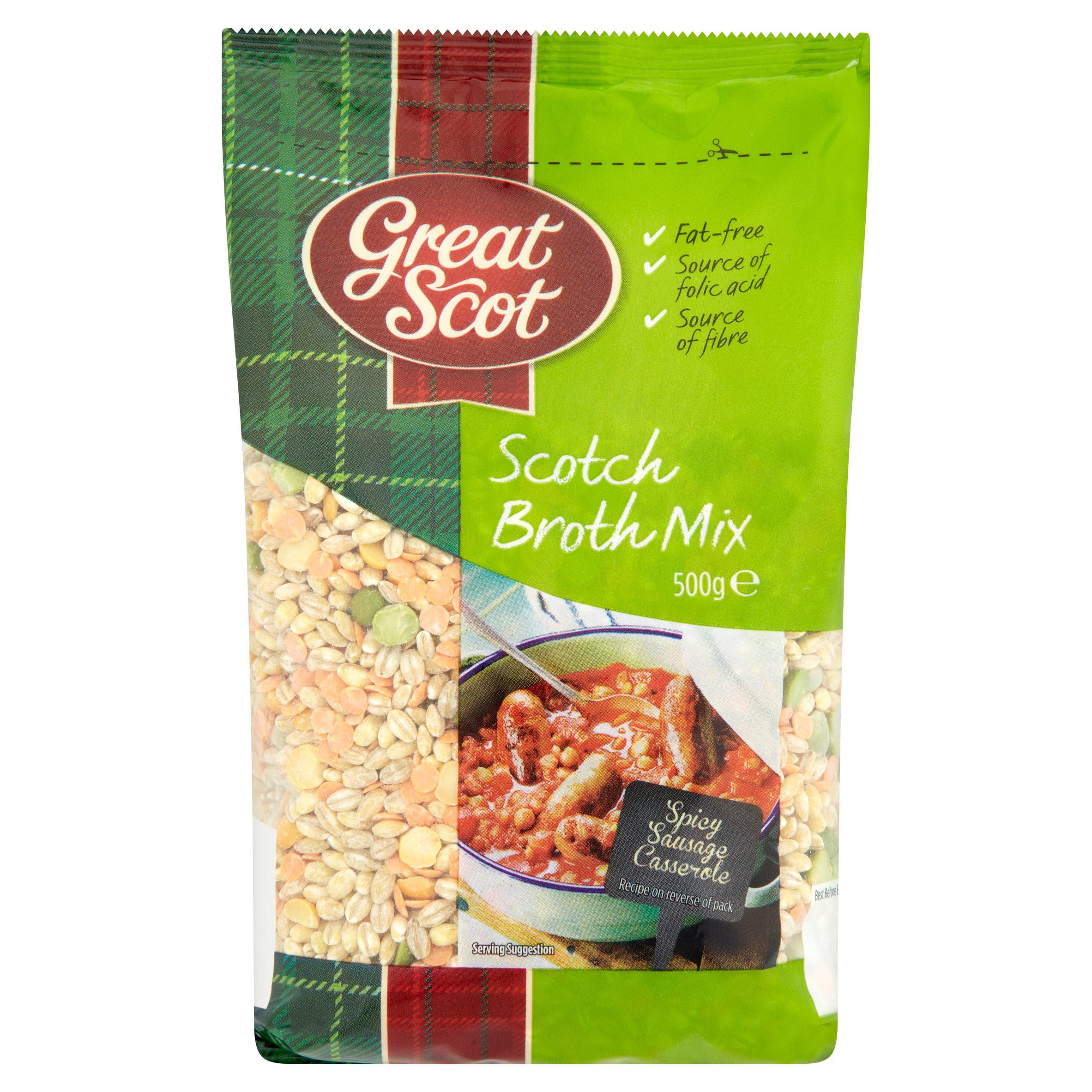 Great Scot Scotch Broth Mix 500g, folic acid free