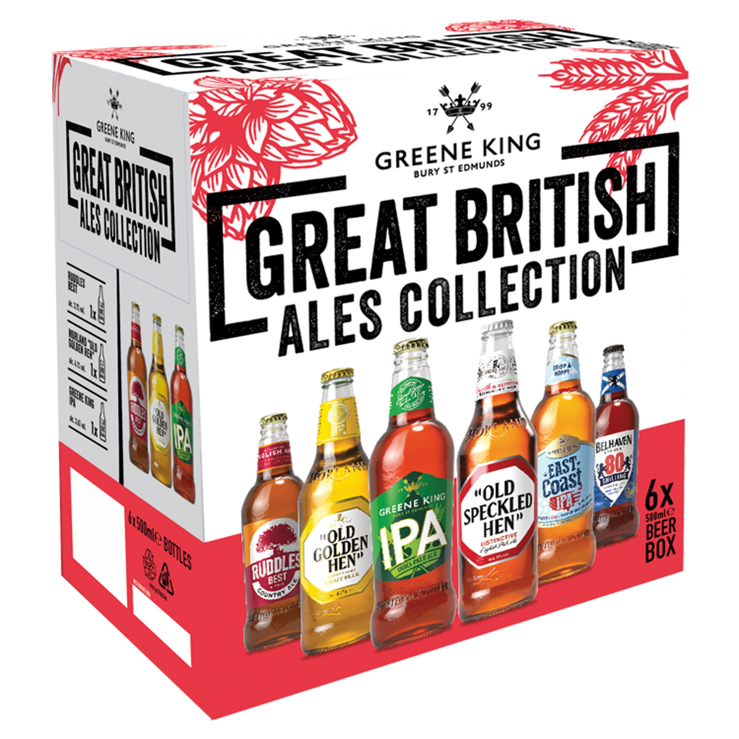 Greene King Great British Ales 6 x 500ml Ales Iceland Foods