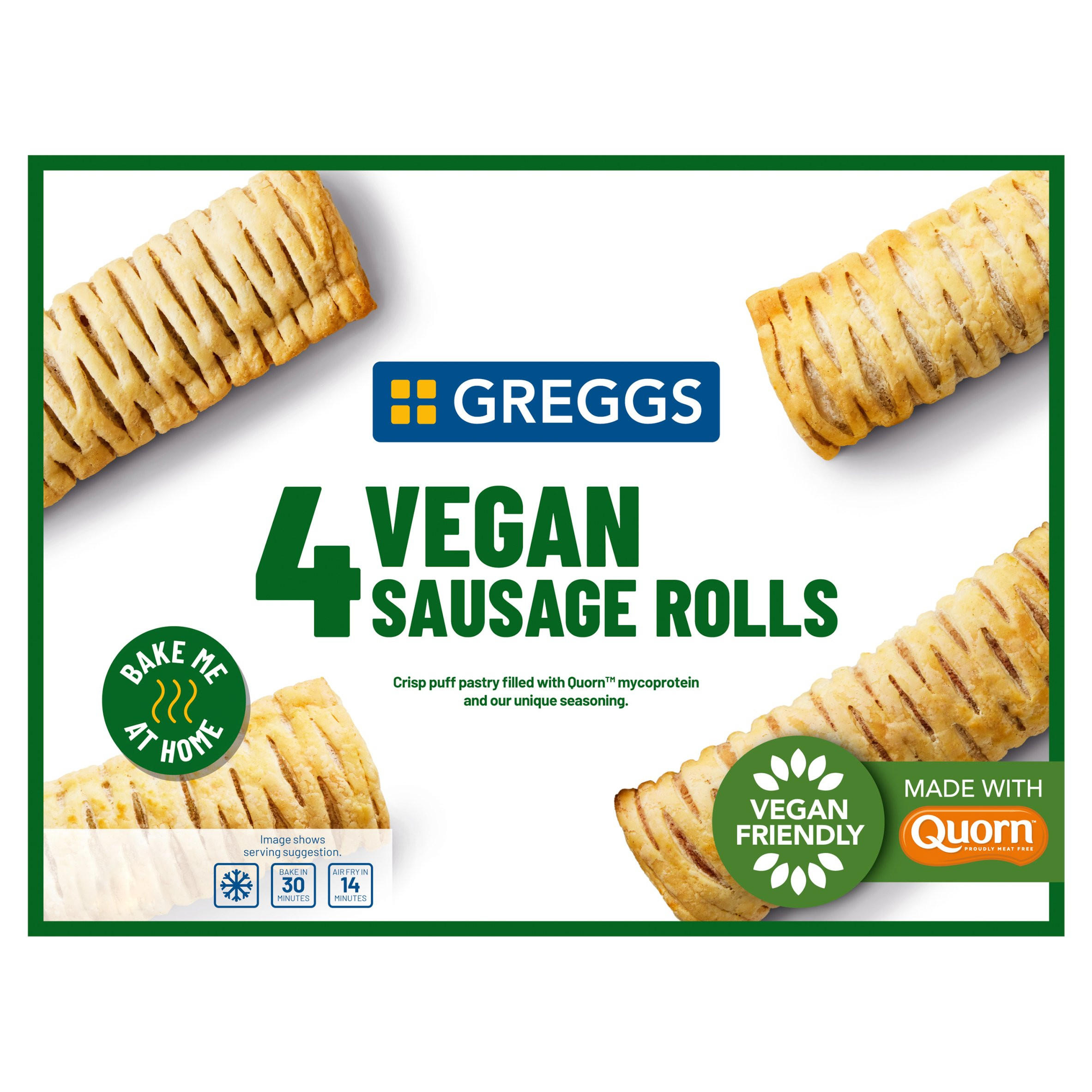 Greggs 4 Vegan Sausage Rolls 420g