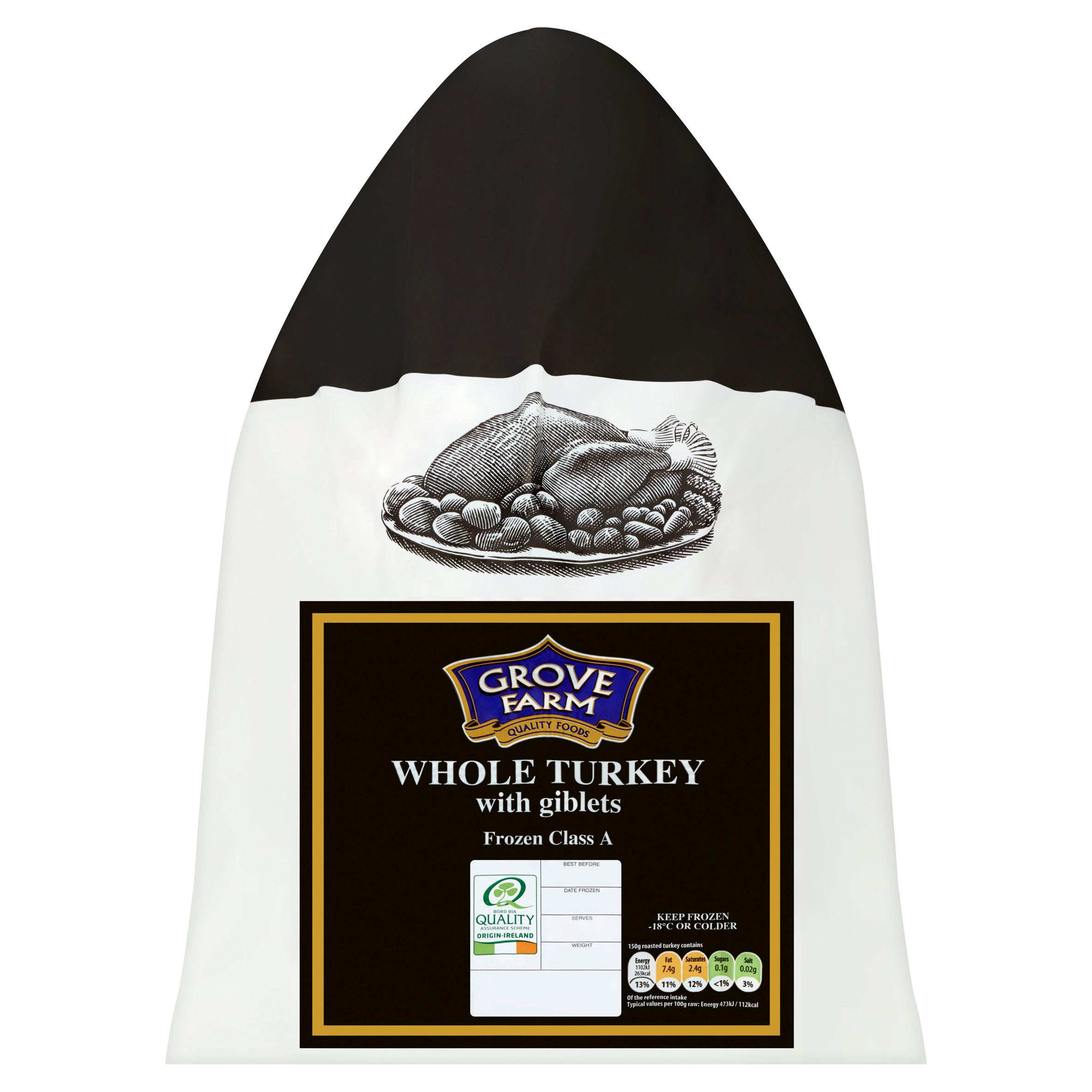 Grove Farm Whole Turkey with Giblets 7.0kg Chicken & Turkey Iceland