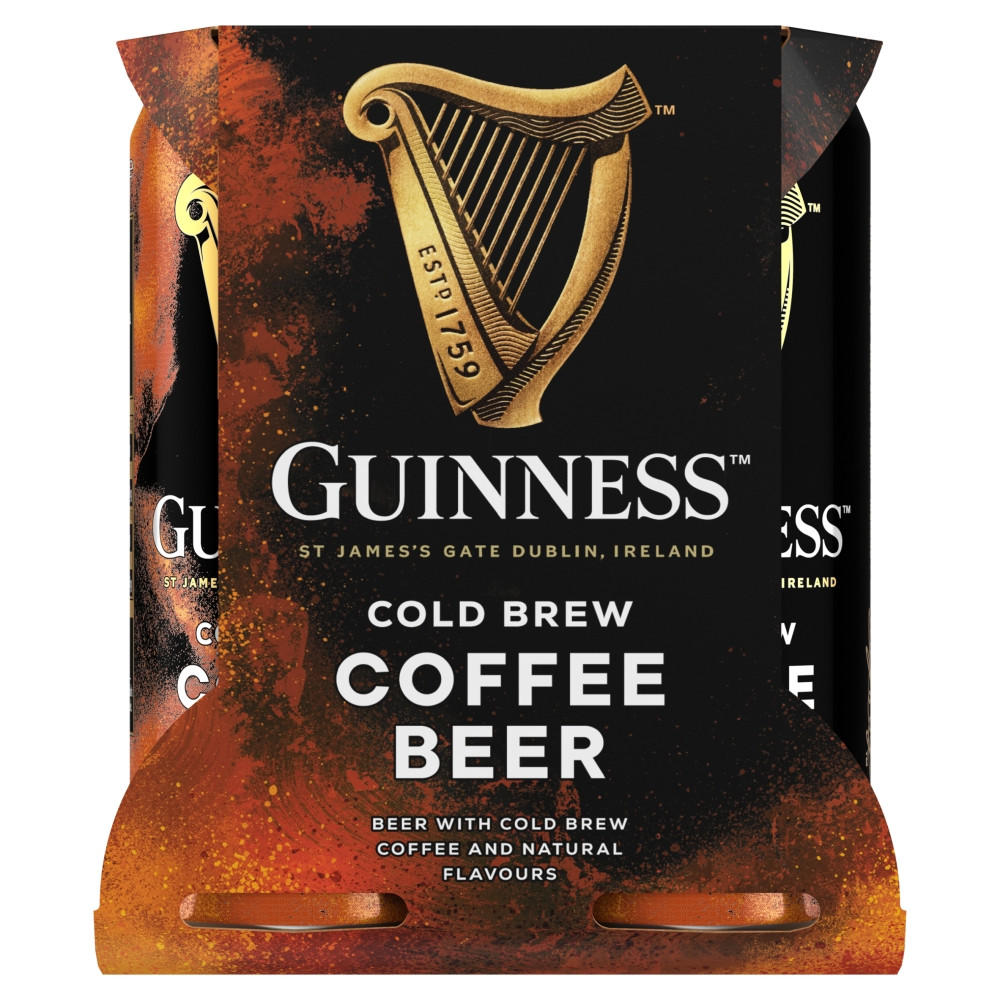 Guinness Cold Brew Coffee Beer 4 x 440ml Beer Iceland Foods