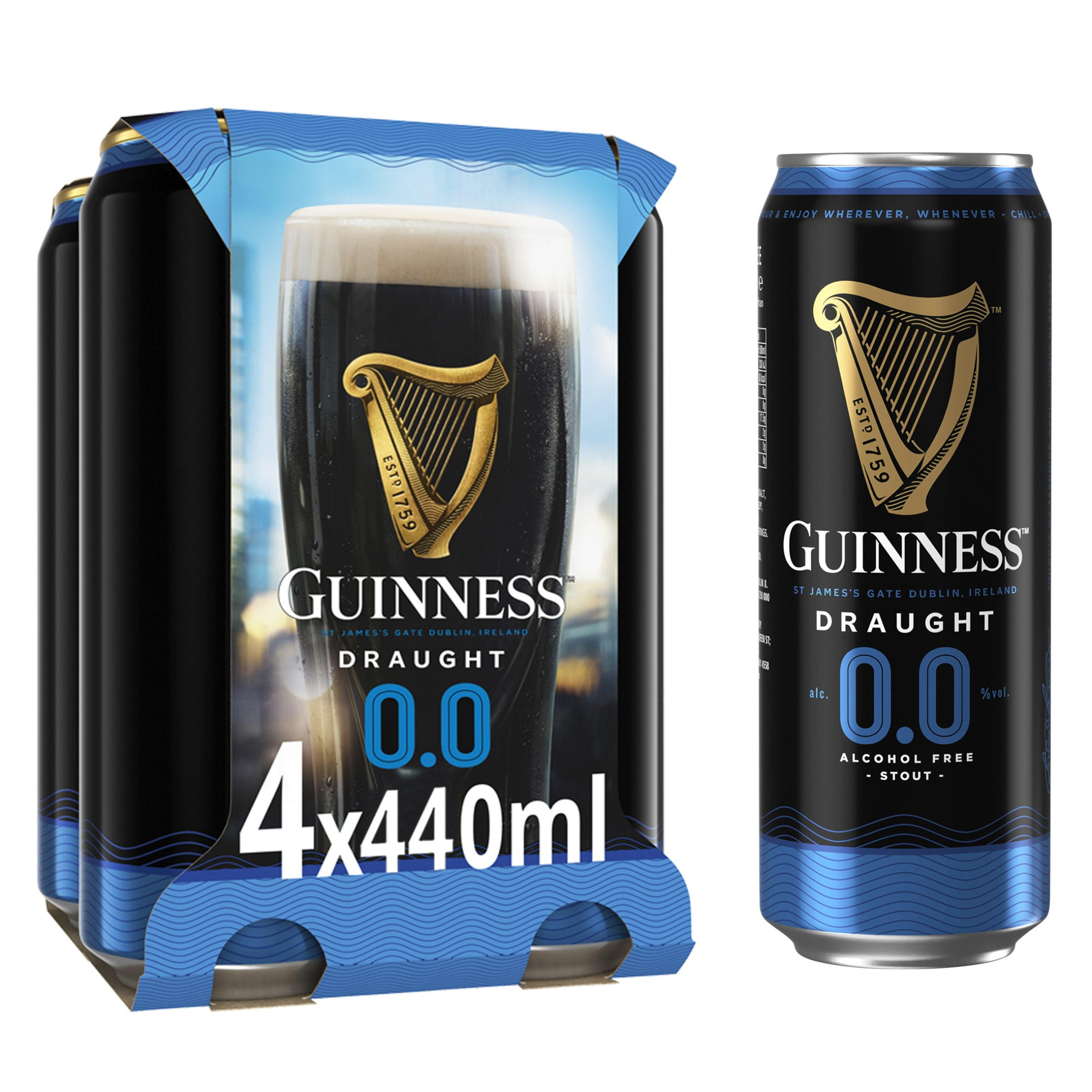 Guinness Nitrosurge Stout Beer Cans - For use with Nitrosurge Device