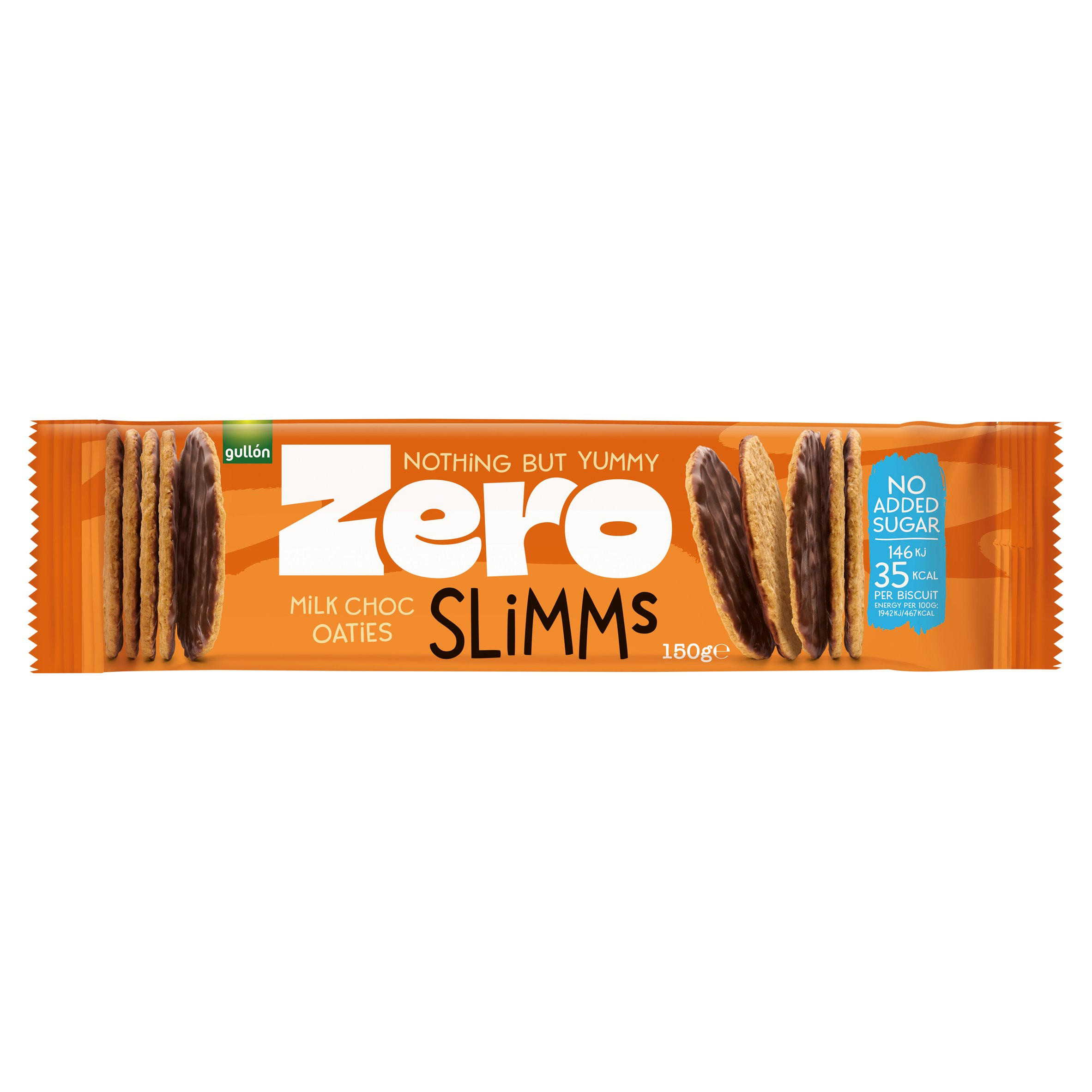 Gullón Zero Milk Choc Oaties Slimms 150g Chocolate Biscuits Iceland