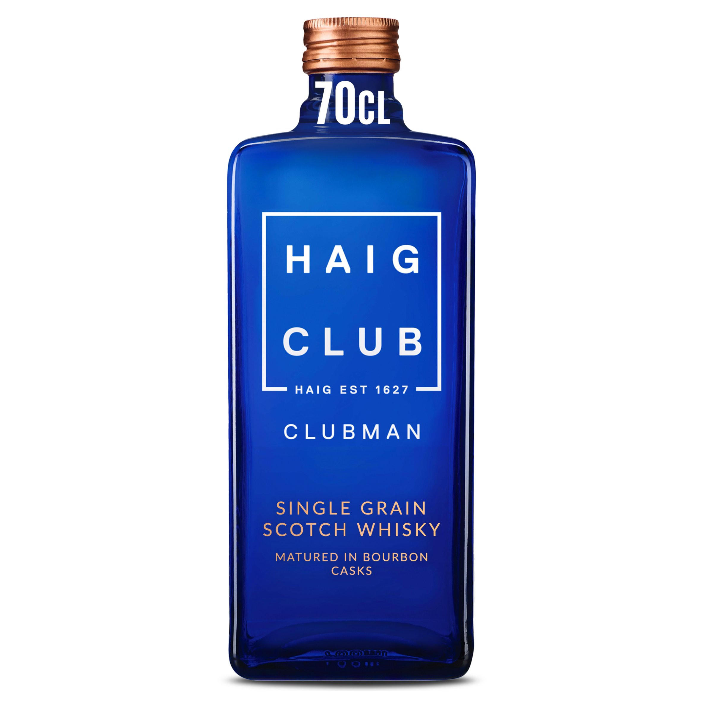Haig Club Clubman Single Grain Scotch Whisky 40 vol 70cl Bottle Whisky Iceland Foods