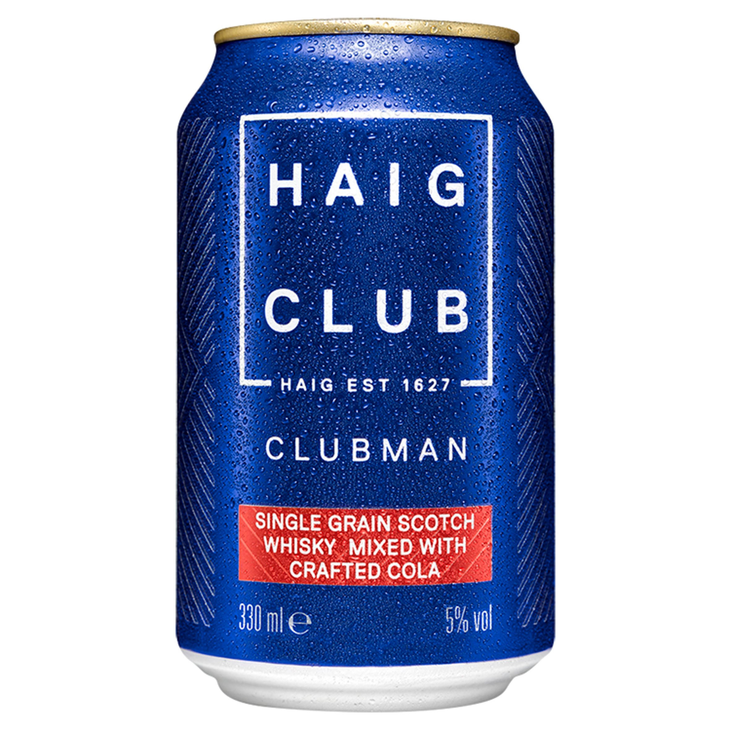 Haig Club Single Grain Scotch Whisky Mixed with Crafted Cola Ready to