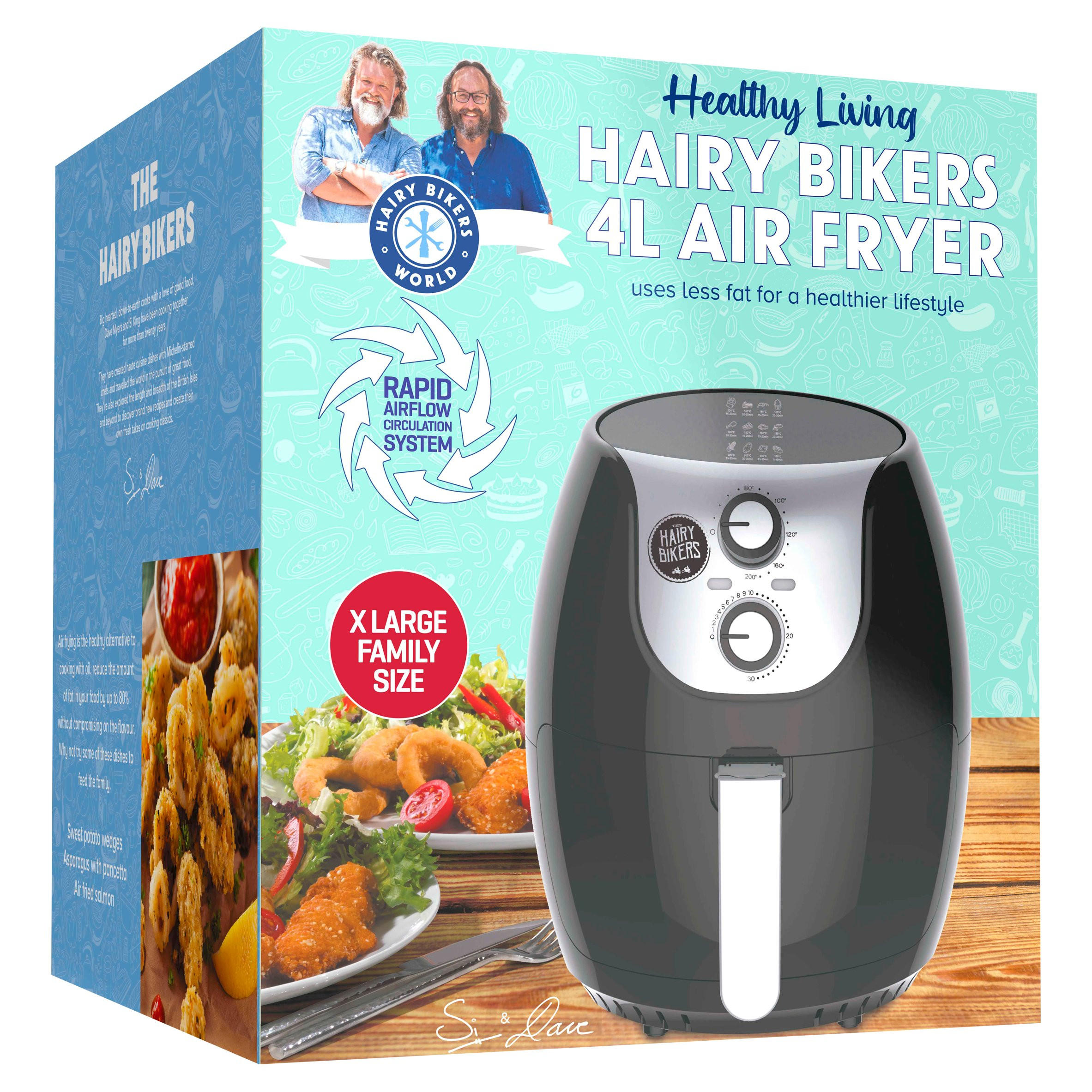 Hairy Bikers Air Fryer 4L Appliances Iceland Foods