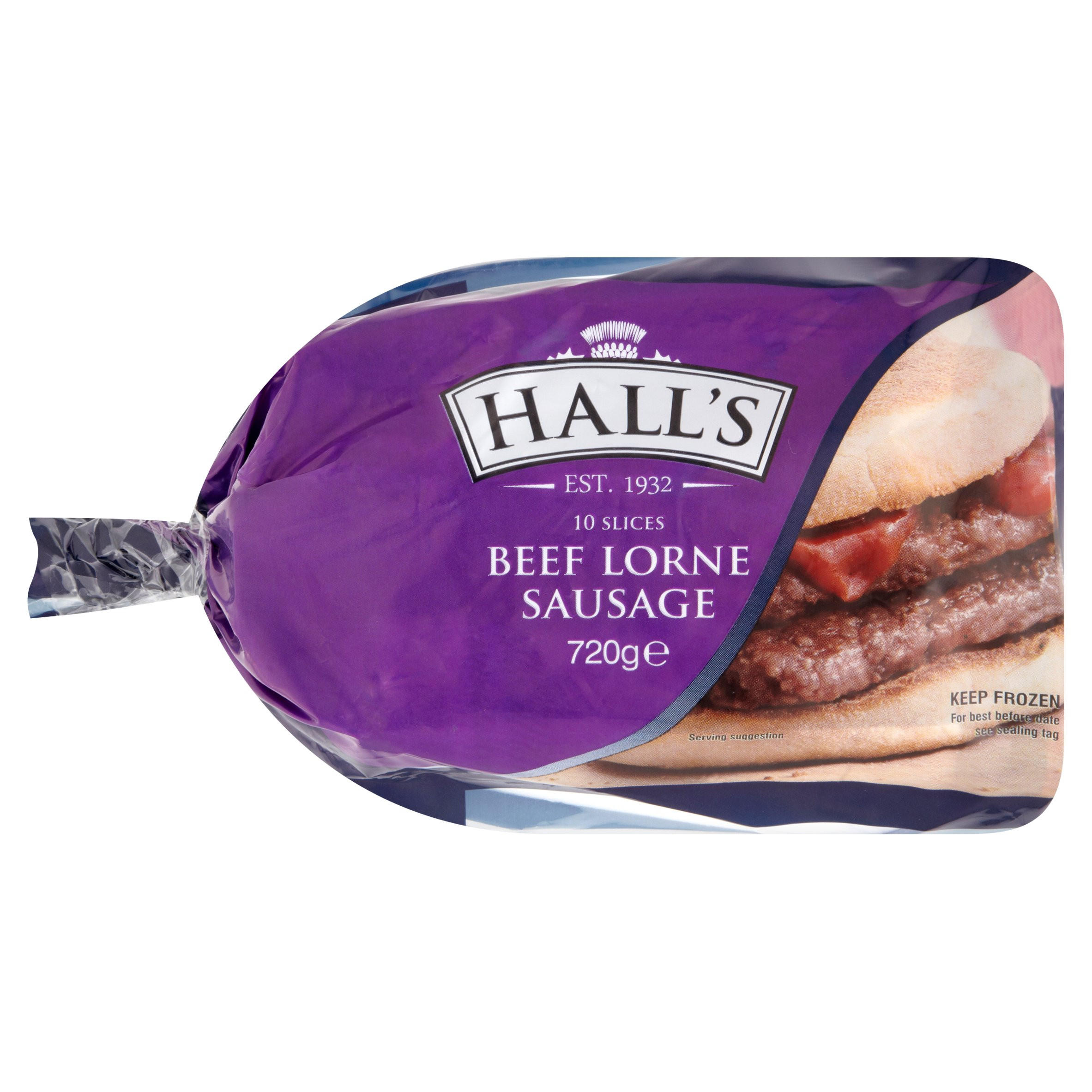 Hall's Beef Lorne Sausage 10 Slices 720g Sausages Iceland Foods