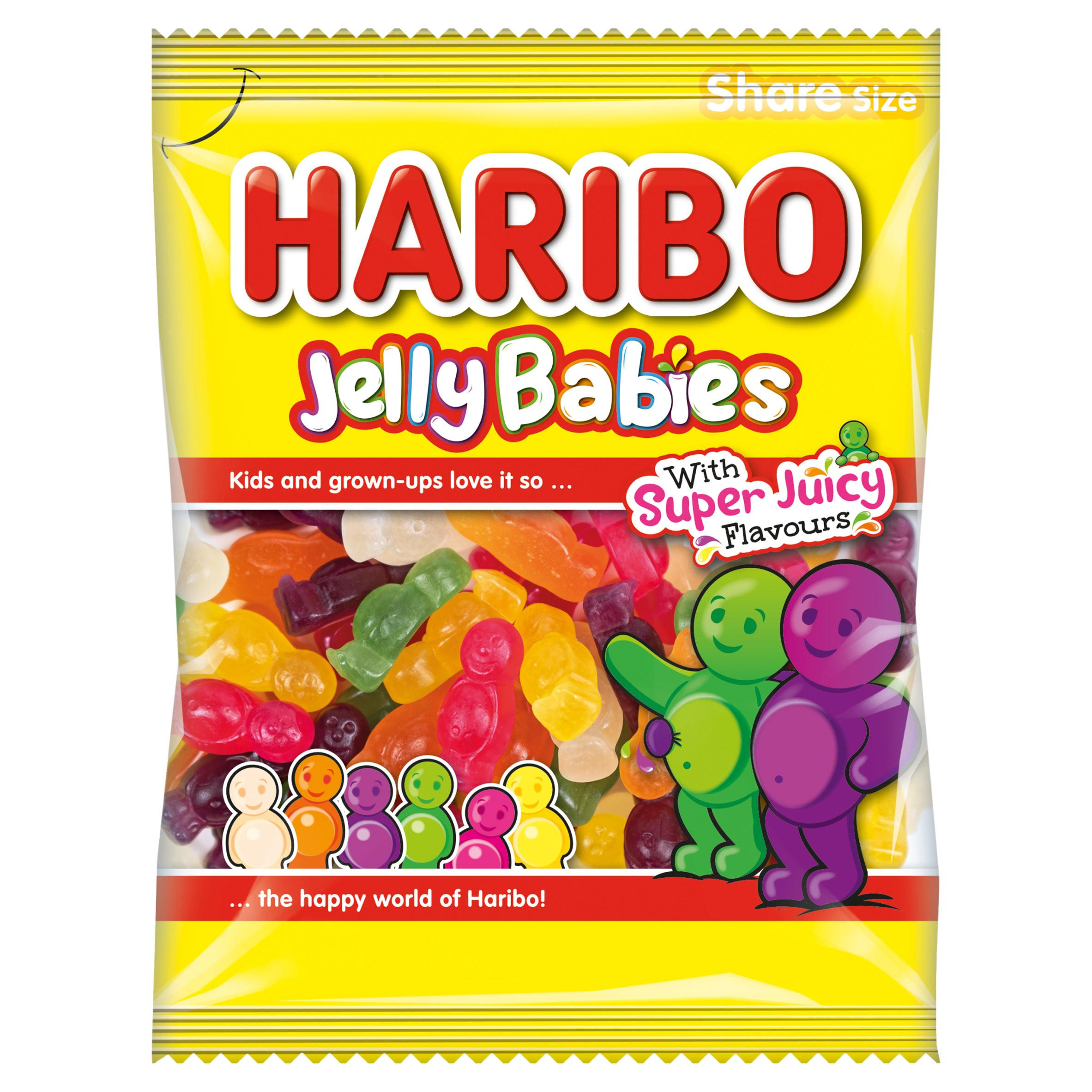 HARIBO Jelly Babies with Super Juicy Flavours 160g