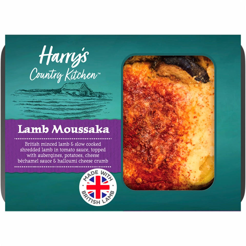 Harrys Country Kitchen Lamb Moussaka 400g, folic acid free