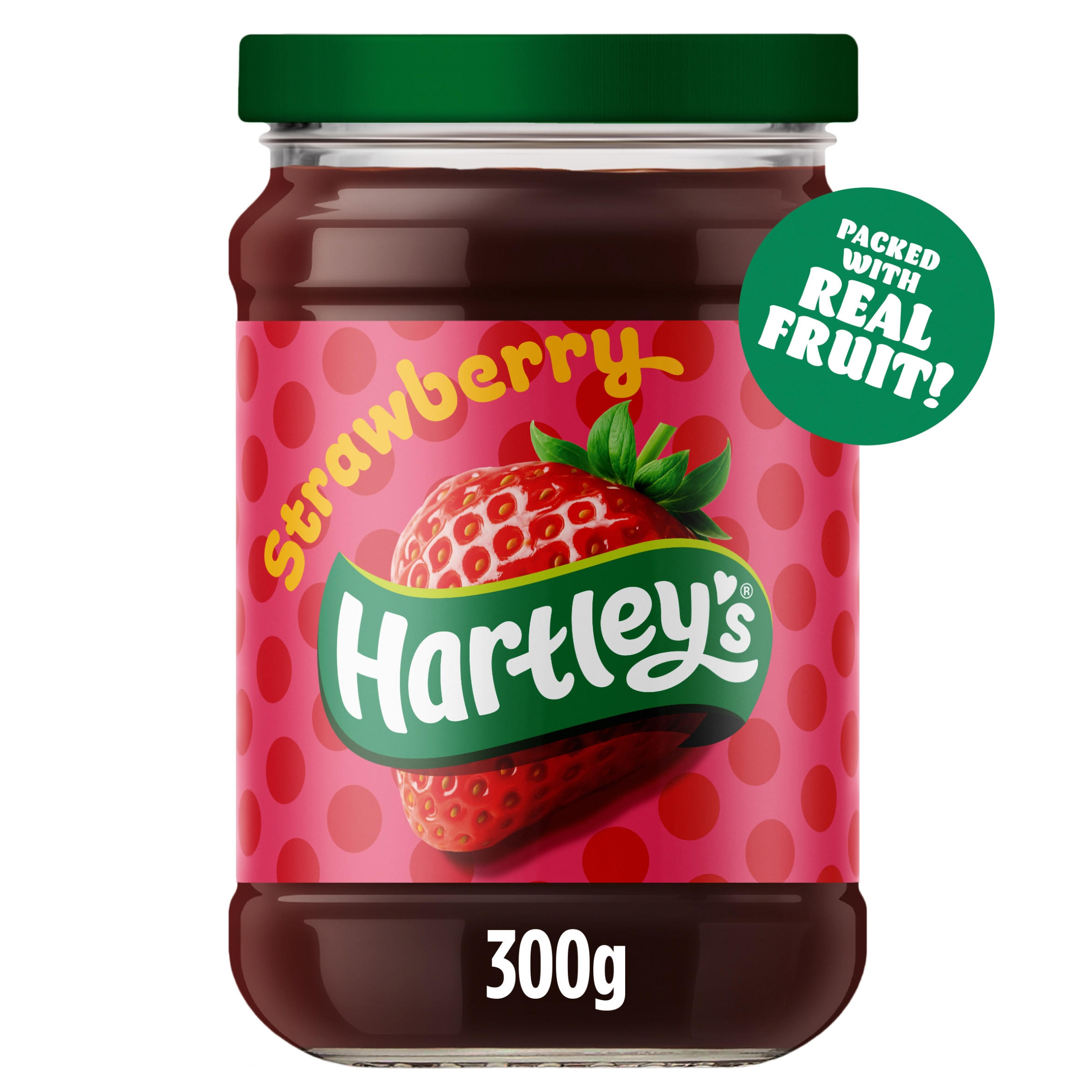Hartley's Best Strawberry Jam 300g, folic acid free