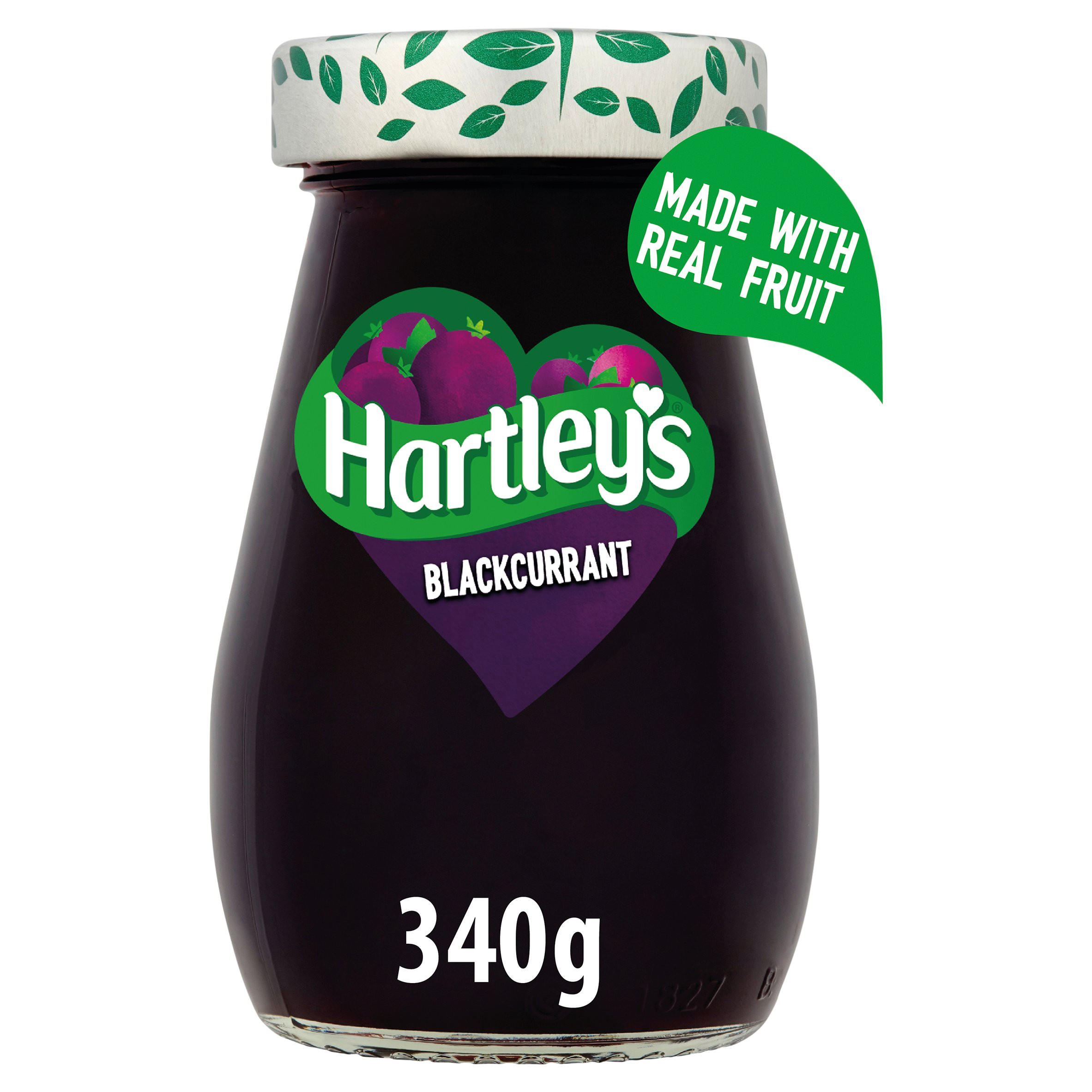 Hartley's Blackcurrant 340g, folic acid free
