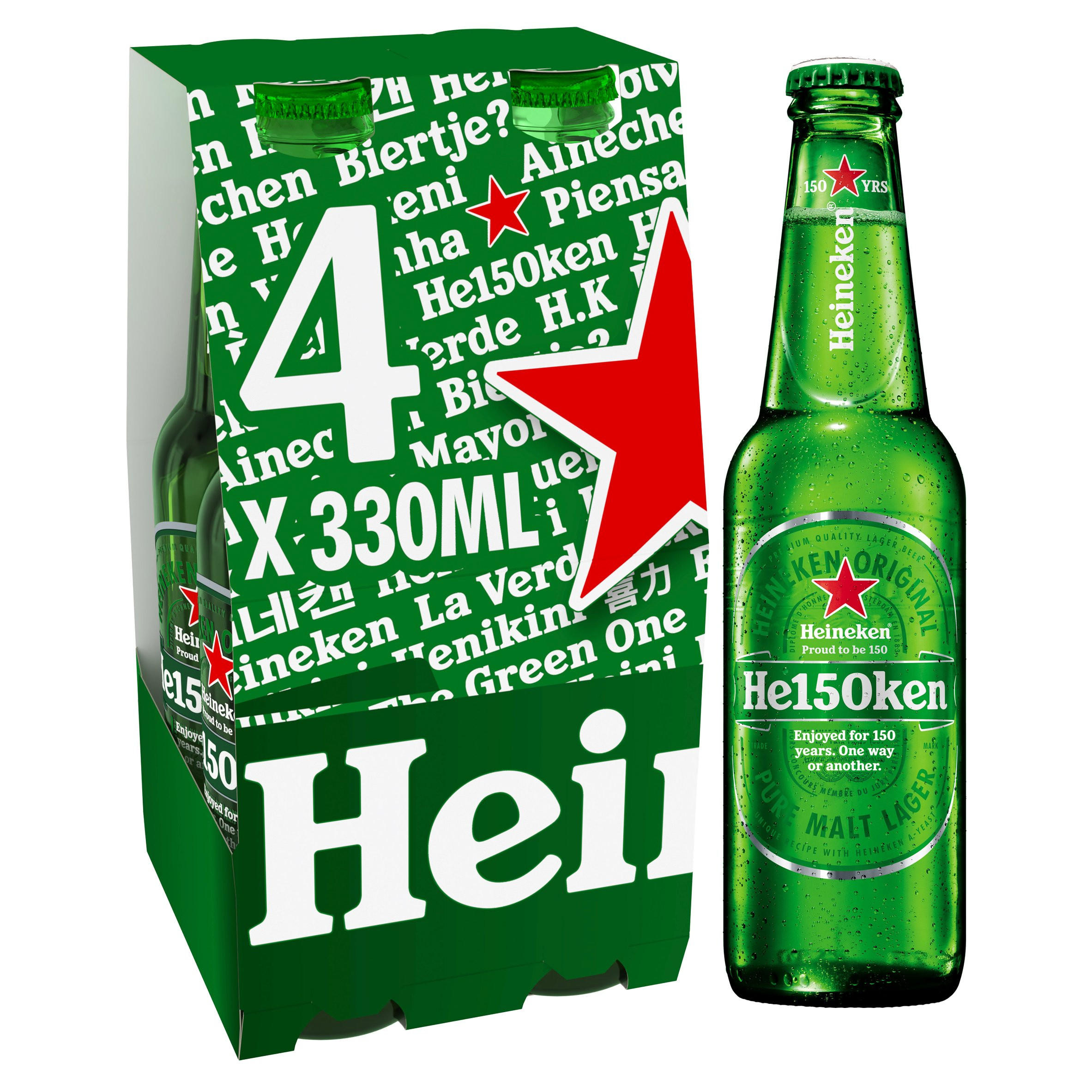 Heineken 4 x 330ml | Beer | Iceland Foods