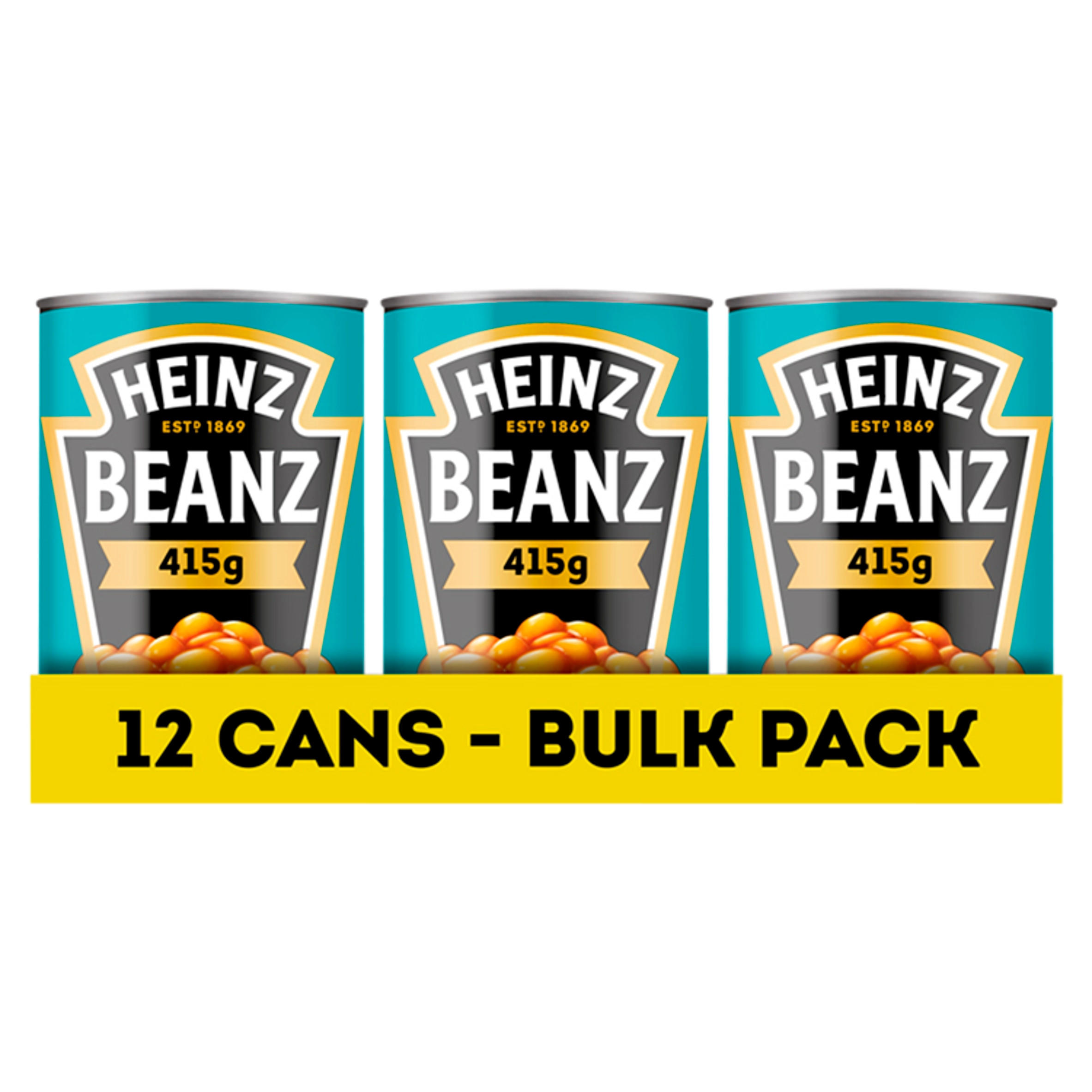 Heinz Baked Beans Bulk Pack 12 x 415g Tinned Beans, Spaghetti & Pasta