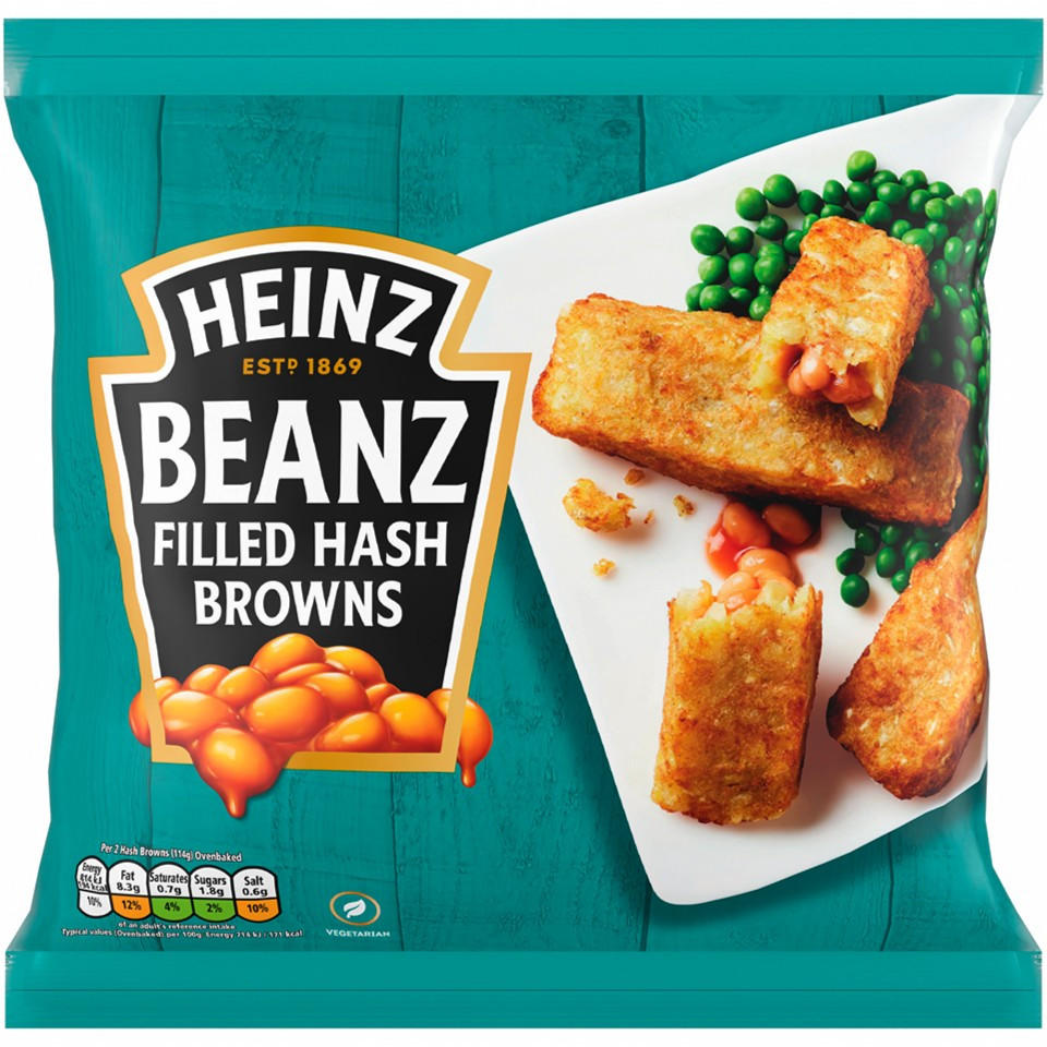 Heinz Beanz Filled Hash Browns 600g Full English Iceland Foods