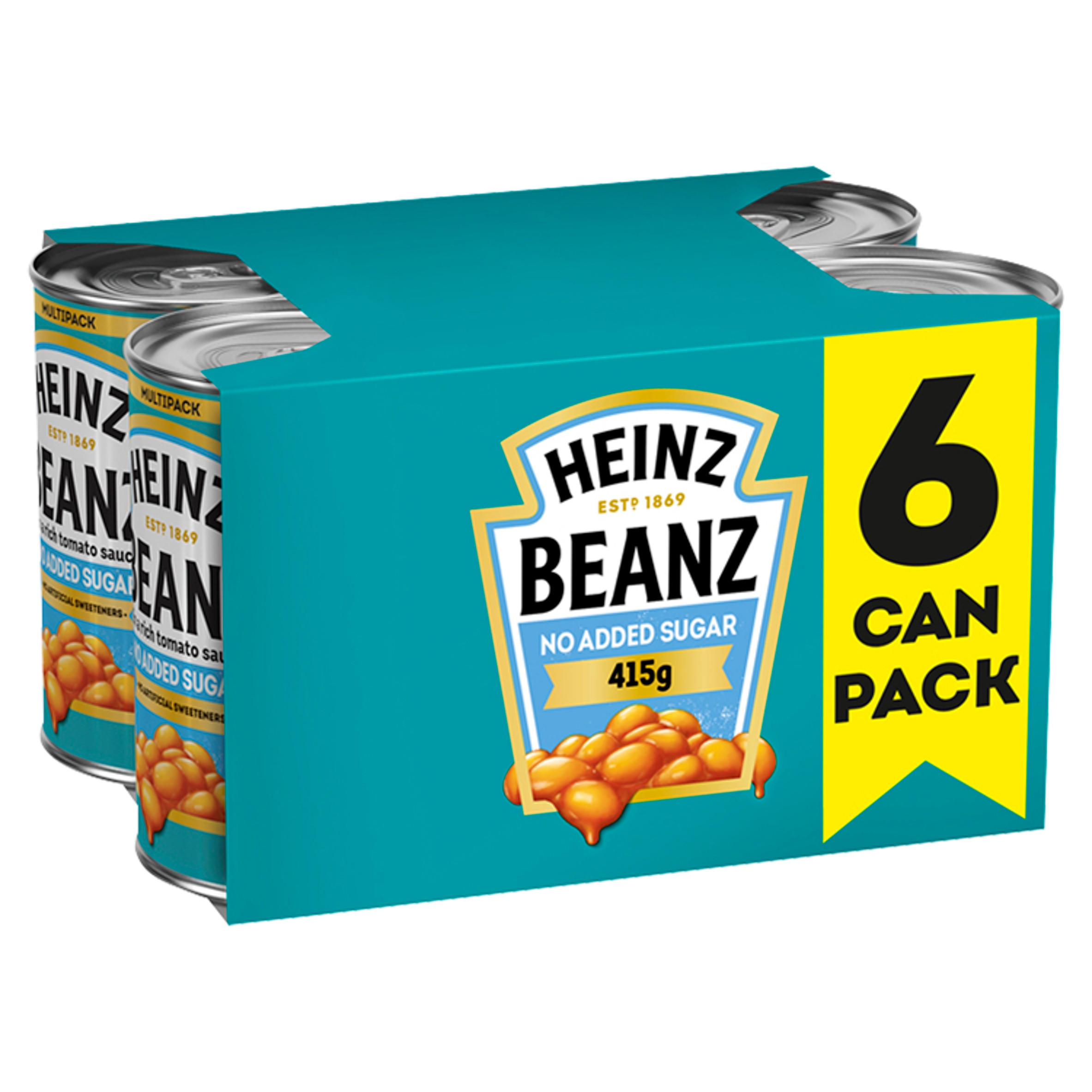 Heinz Beanz in a Rich Tomato Sauce 6 x 415g | Tinned Beans, Spaghetti ...