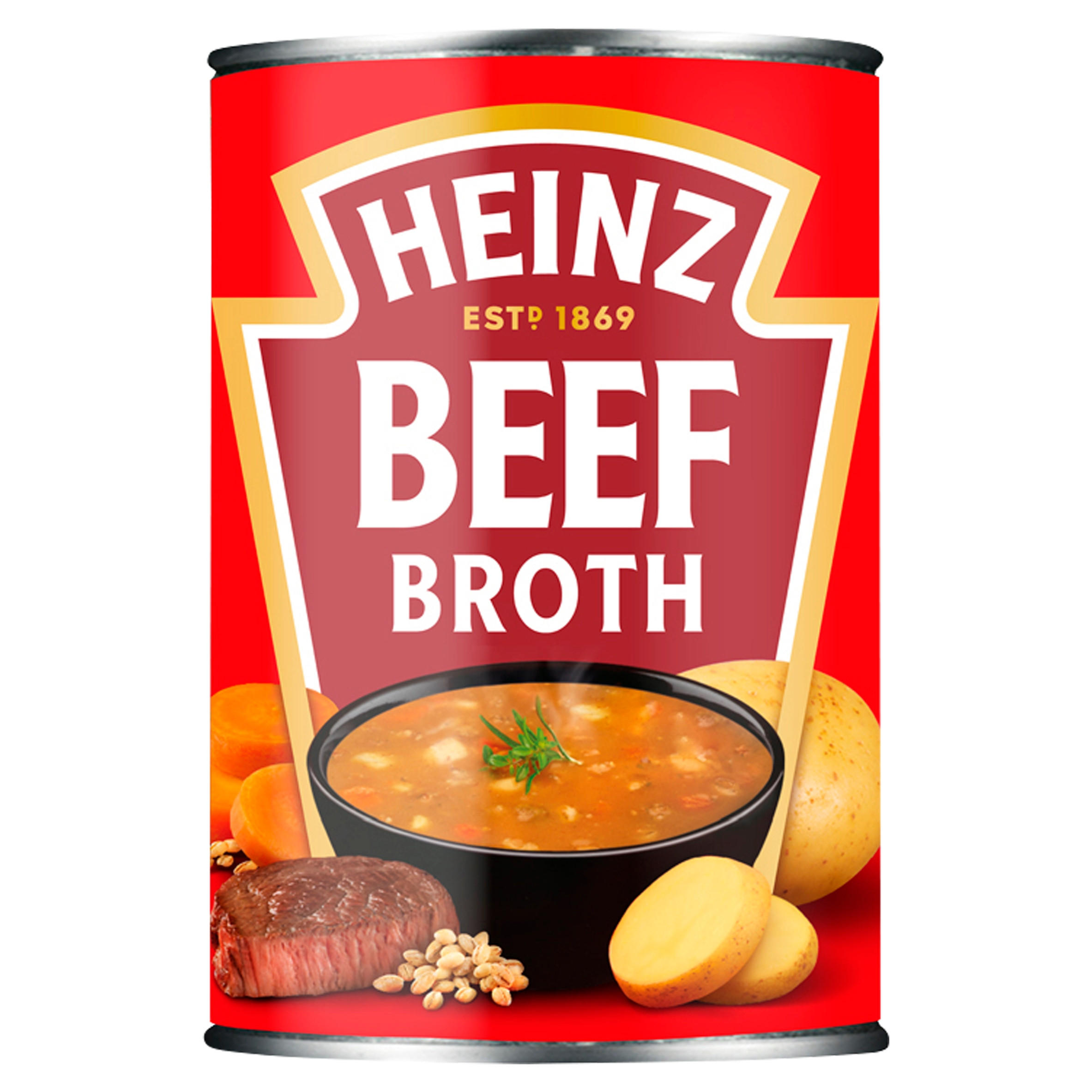 Heinz Beef Broth Soup 400g Tinned Soup Iceland Foods