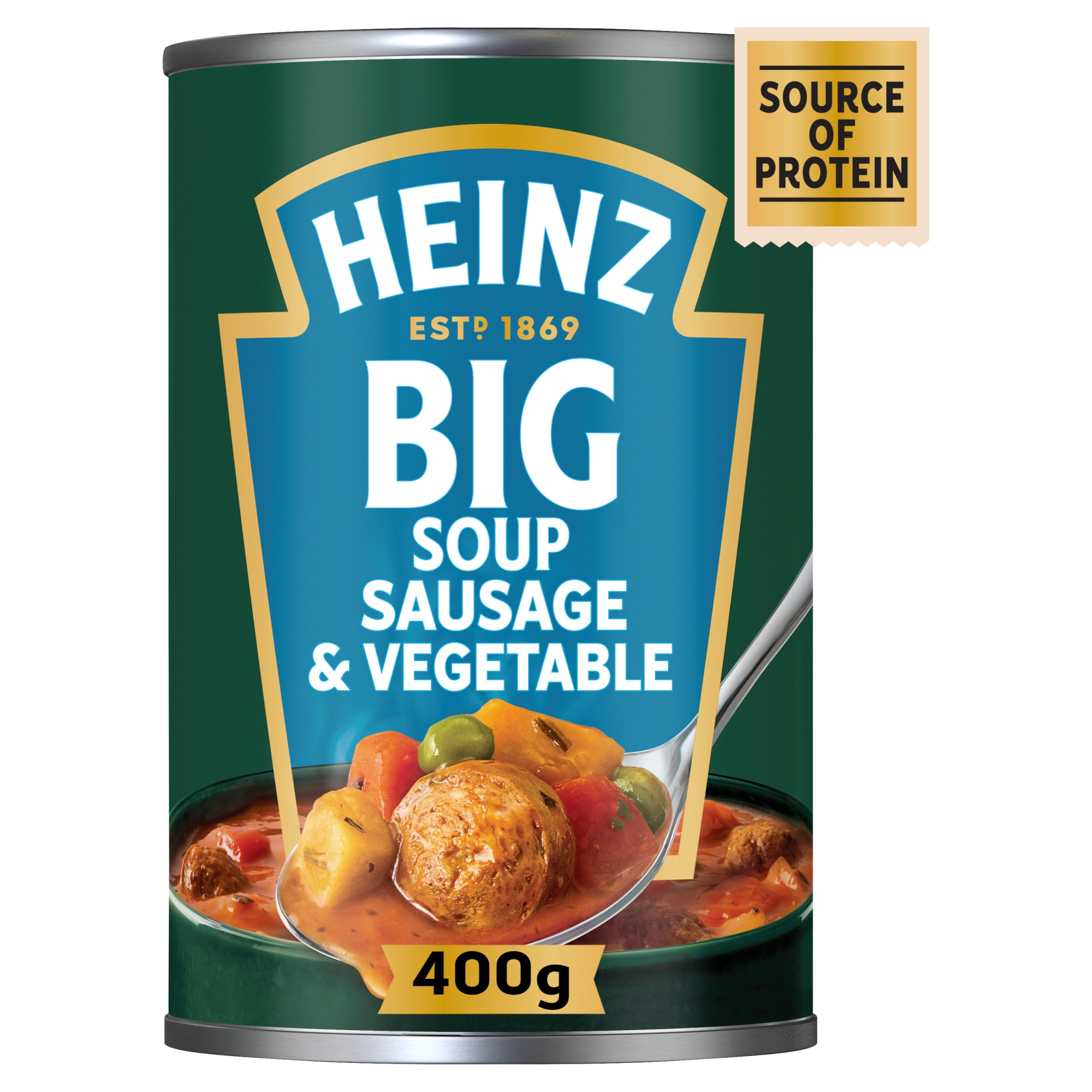 Heinz BIG SOUP Chunky Sausage & Vegetable 400gm