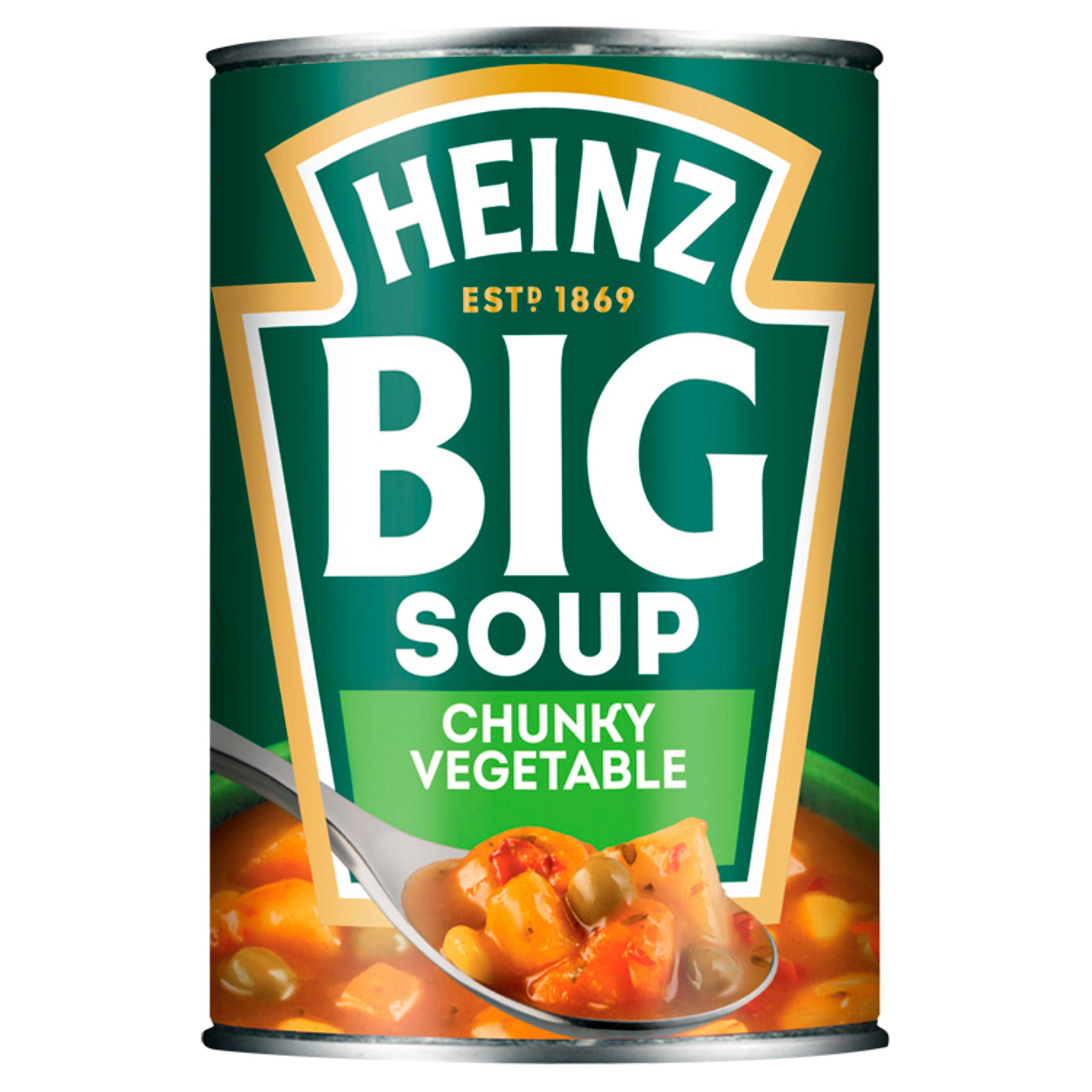 Heinz Big Soup Chunky Vegetable 400g | Canned Soup | Iceland Foods