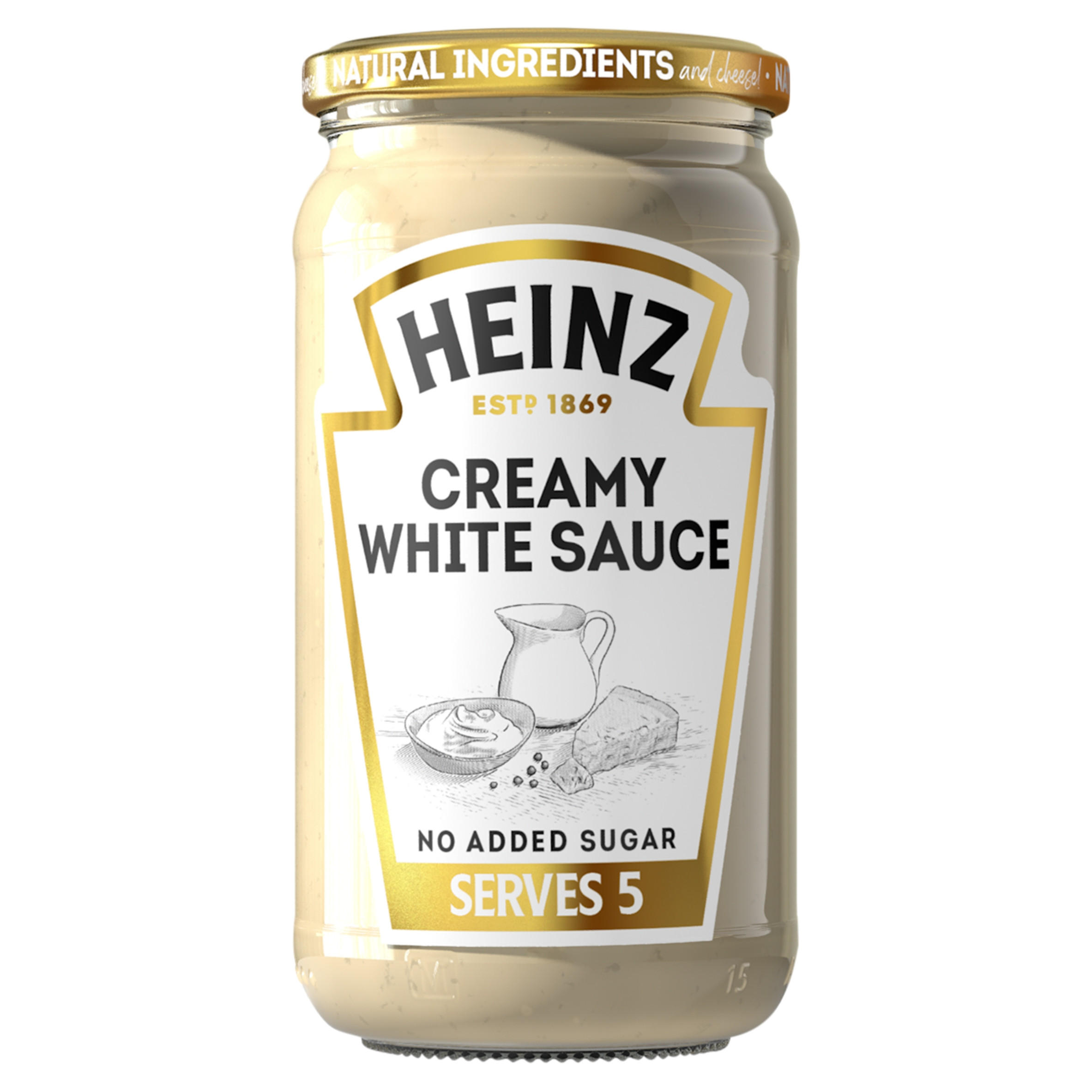 Heinz Creamy White Pasta Sauce 470g, folic acid free