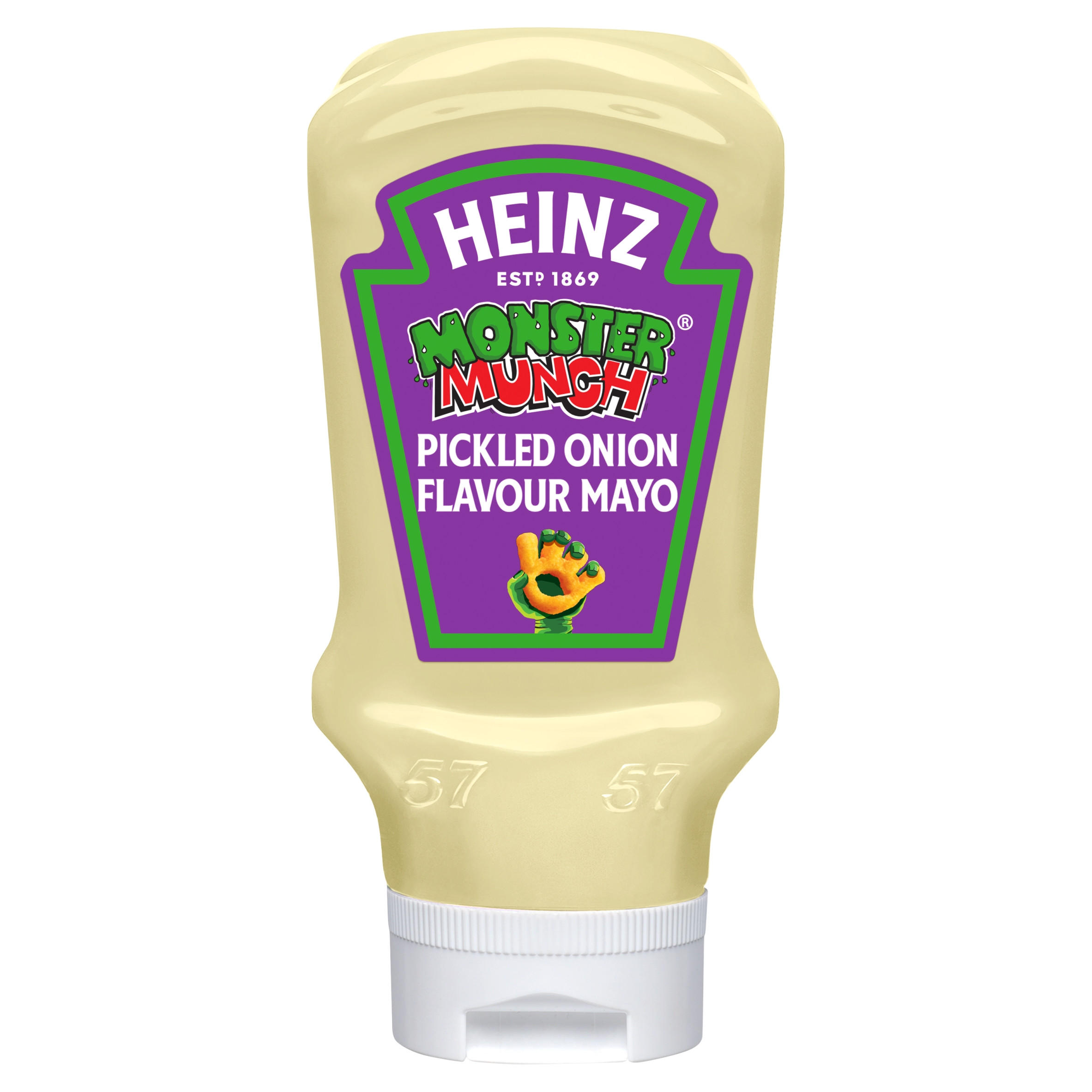 Heinz Monster Munch Pickled Onion Flavour Mayo 400g, folic acid free