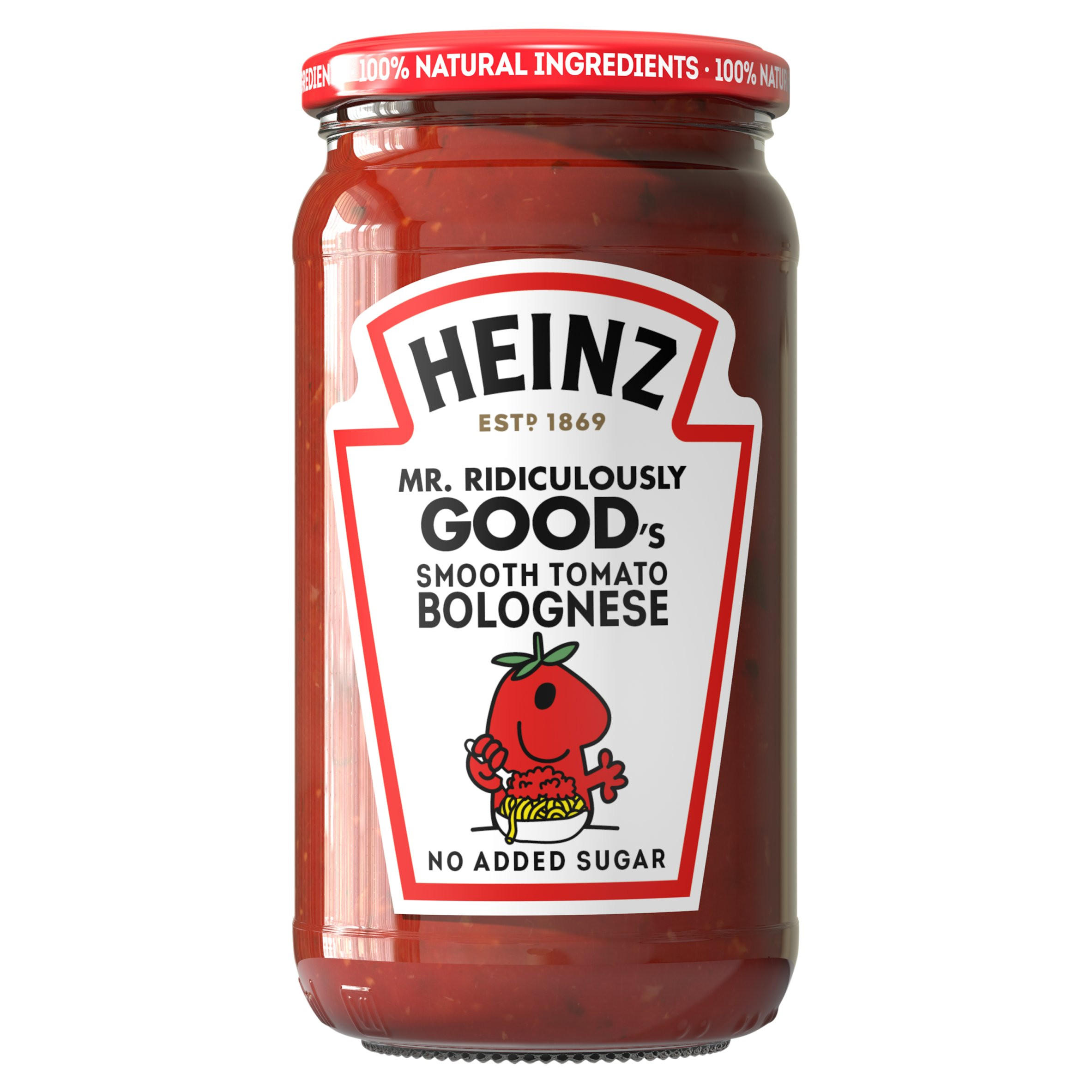 Heinz Mr. Ridiculously Good's Smooth Bolognese Pasta Sauce 490g