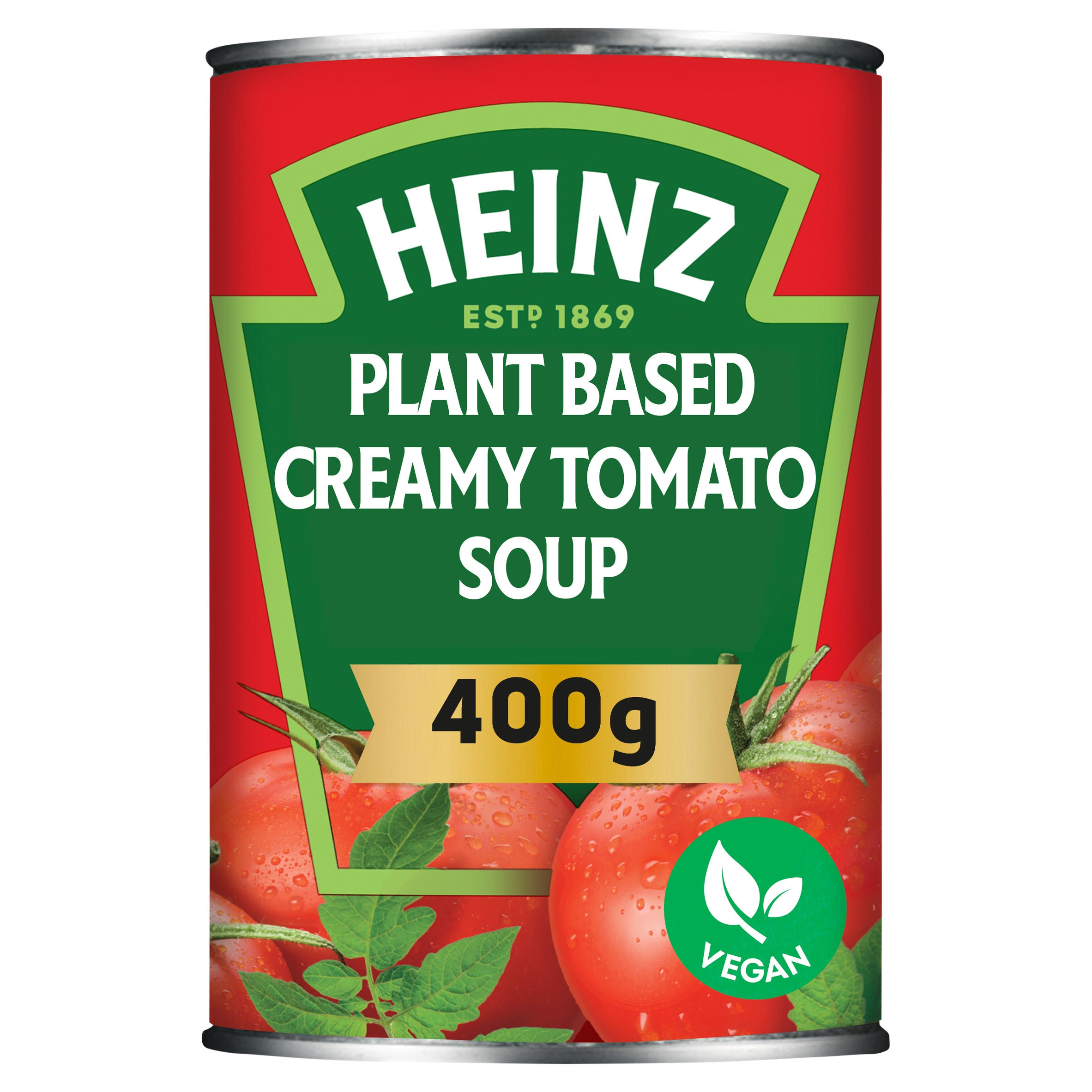 Heinz Plant Based Vegan Creamy Tomato Soup 400g Tinned Soup Iceland