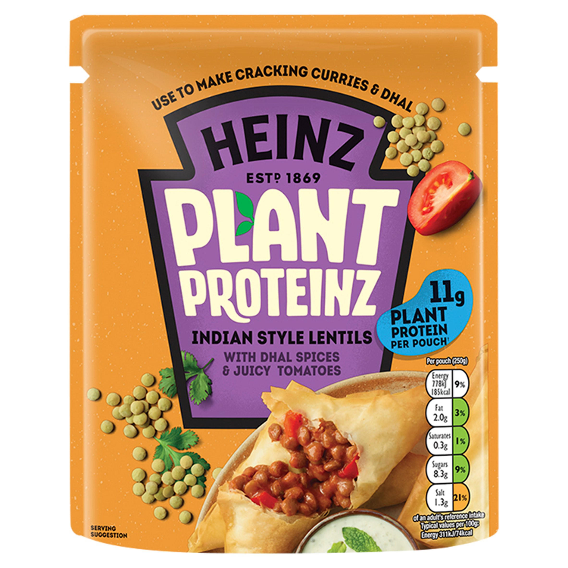 Heinz Plant Proteinz Indian Style Lentils with Dhal Spices & Juicy