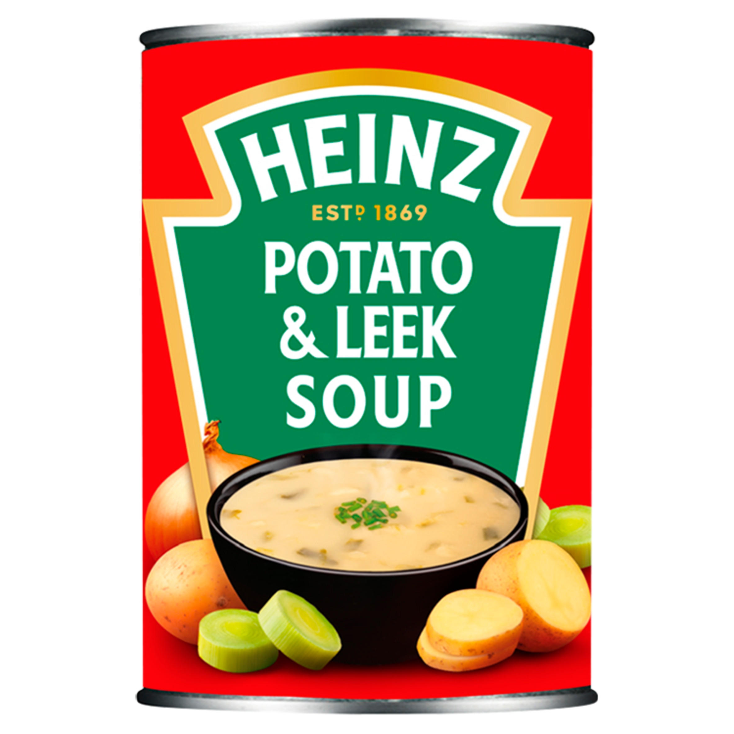 Heinz Potato and Leek Soup 400g, folic acid free