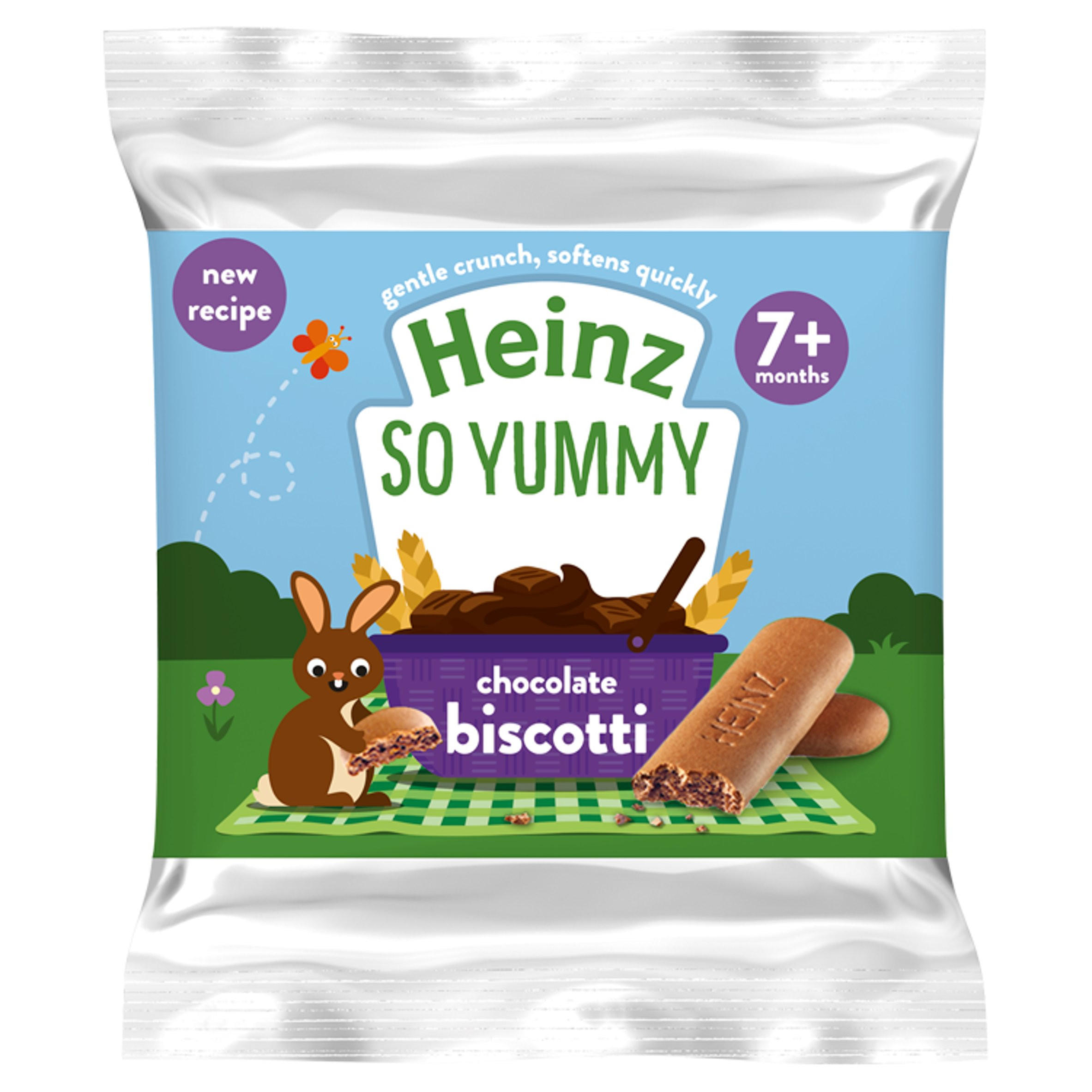 Heinz So Yummy Chocolate Biscotti 7+ Months 60g Baby Food Iceland Foods
