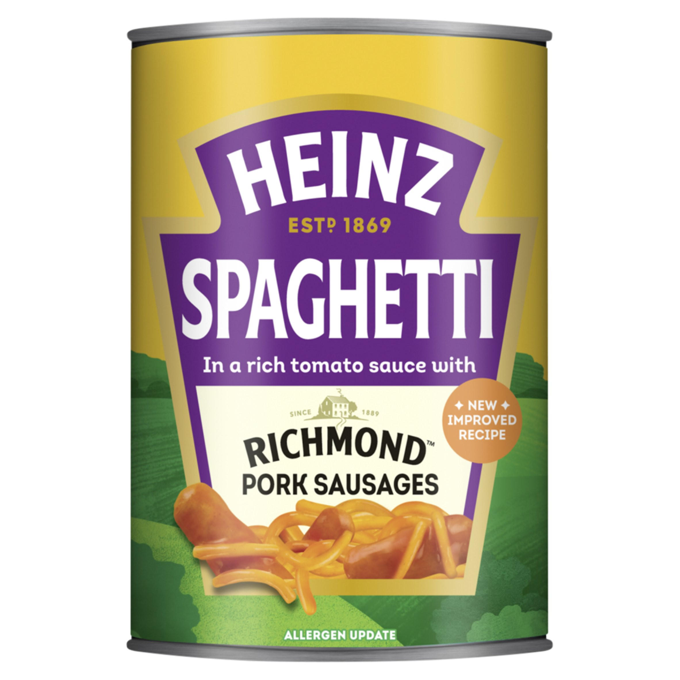 Heinz Spaghetti with Richmond Pork Sausages 400g