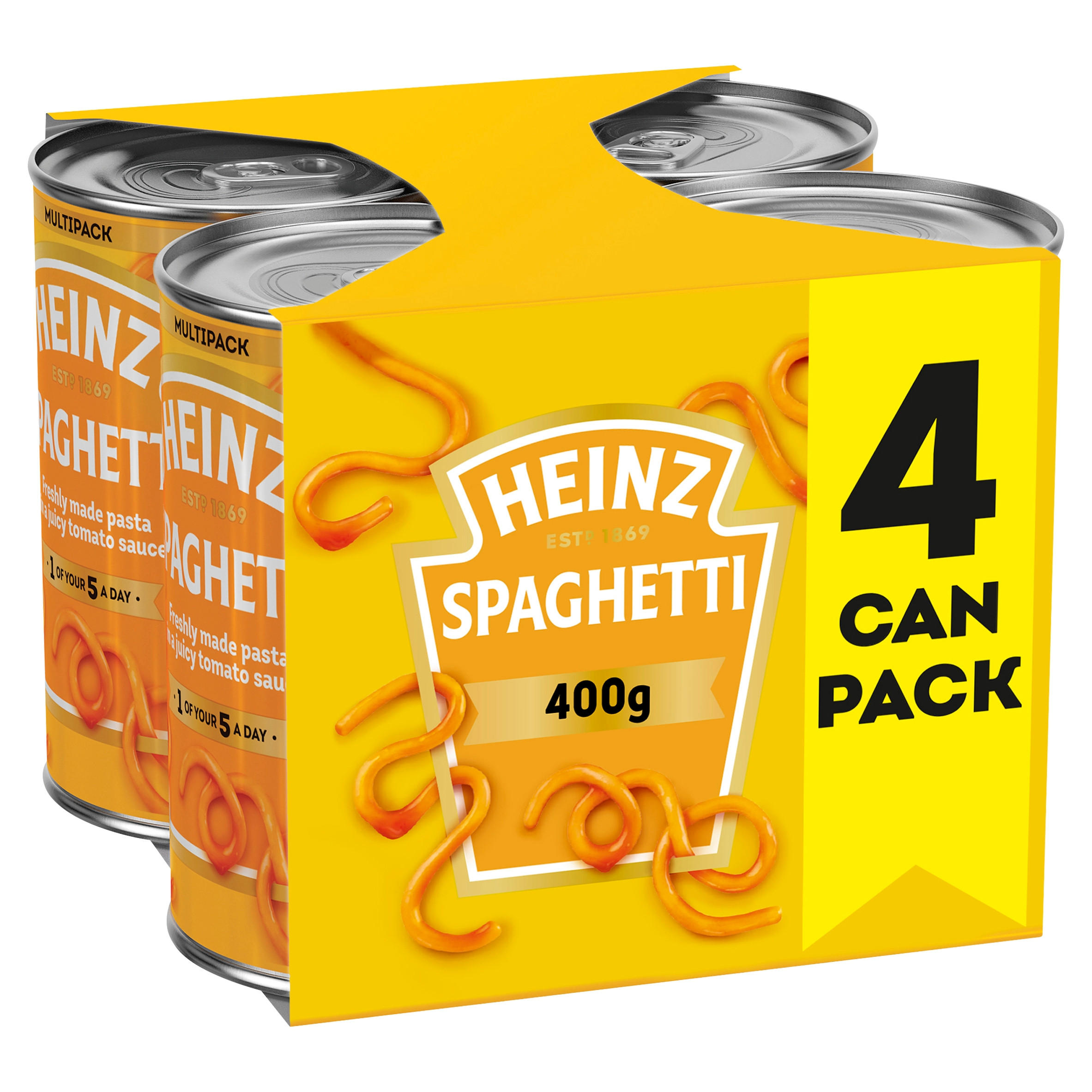 Spaghetti in store a tin