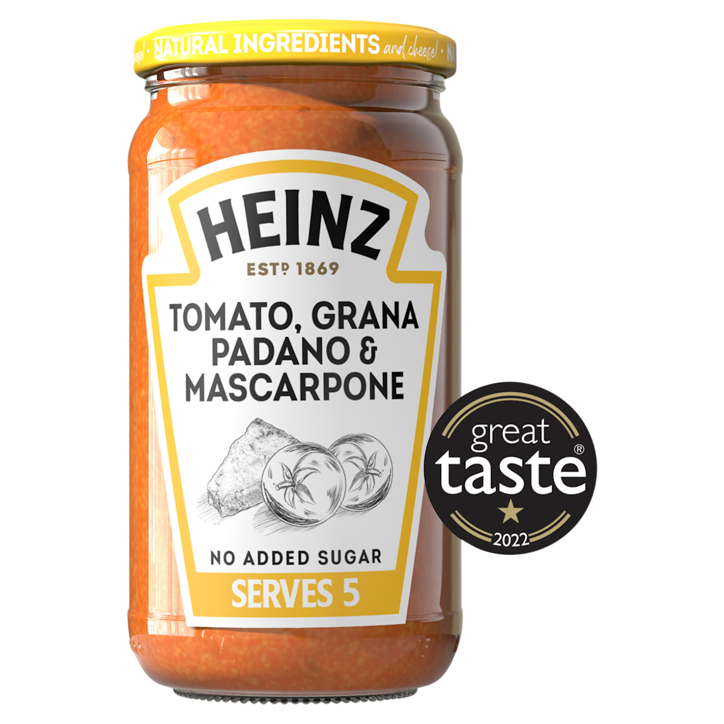 Heinz Tomato, Grana Padano & Mascarpone 490g, folic acid free