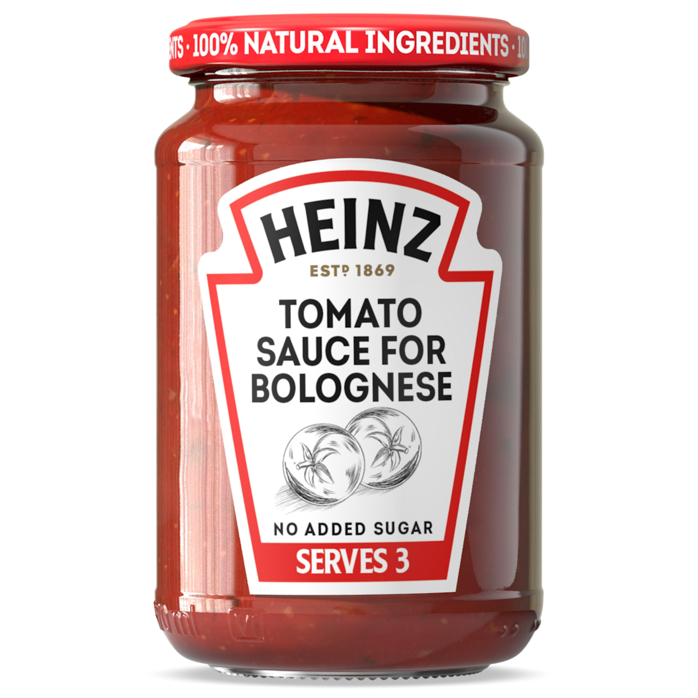 Heinz Tomato Sauce For Bolognese Pasta Sauce 350G, folic acid free